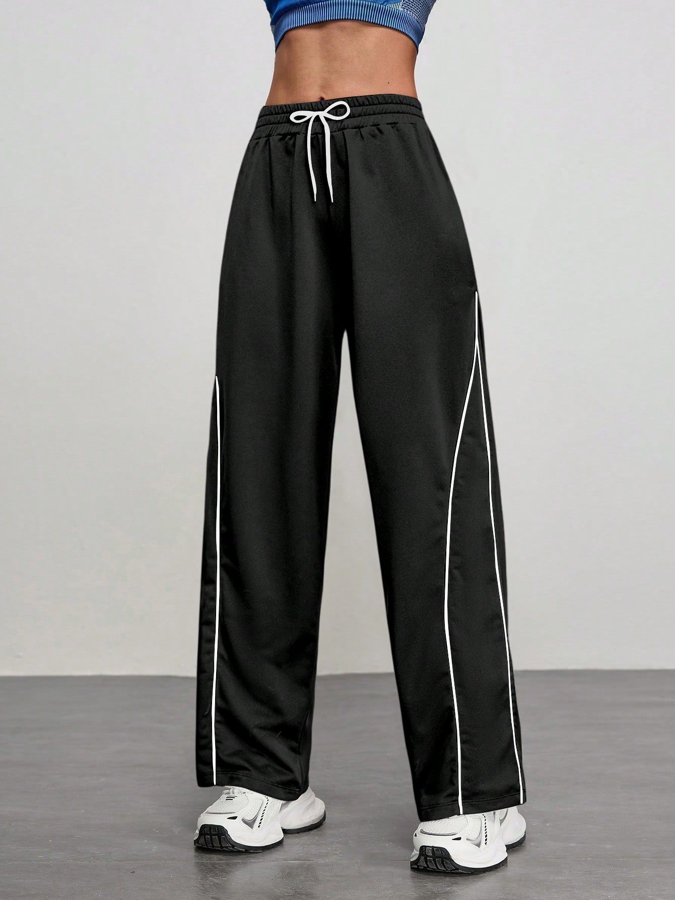 dl fashion Women Solid Black Track Pants-picture-27