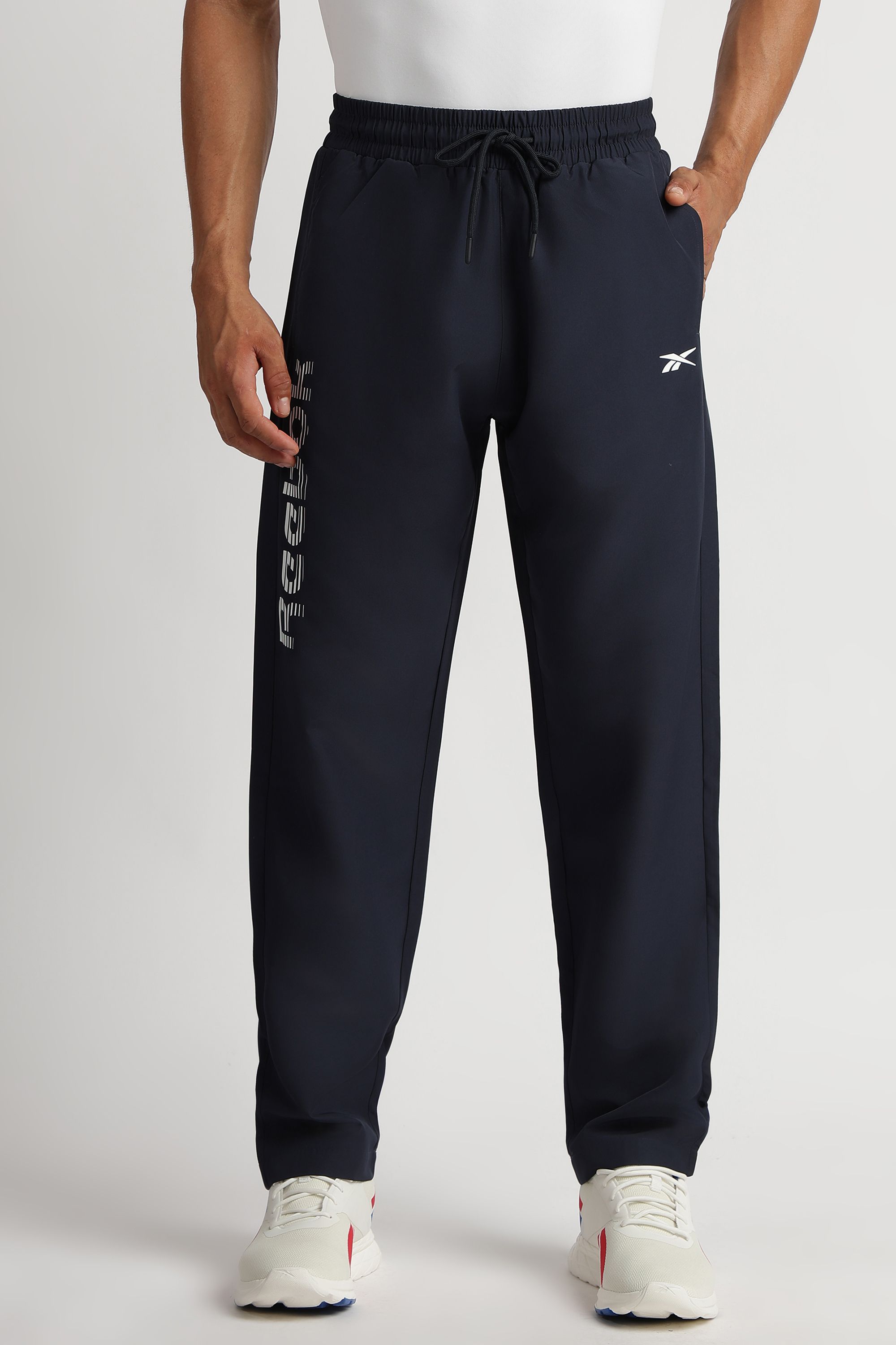 reebok Men Solid Blue Track Pants-picture-12