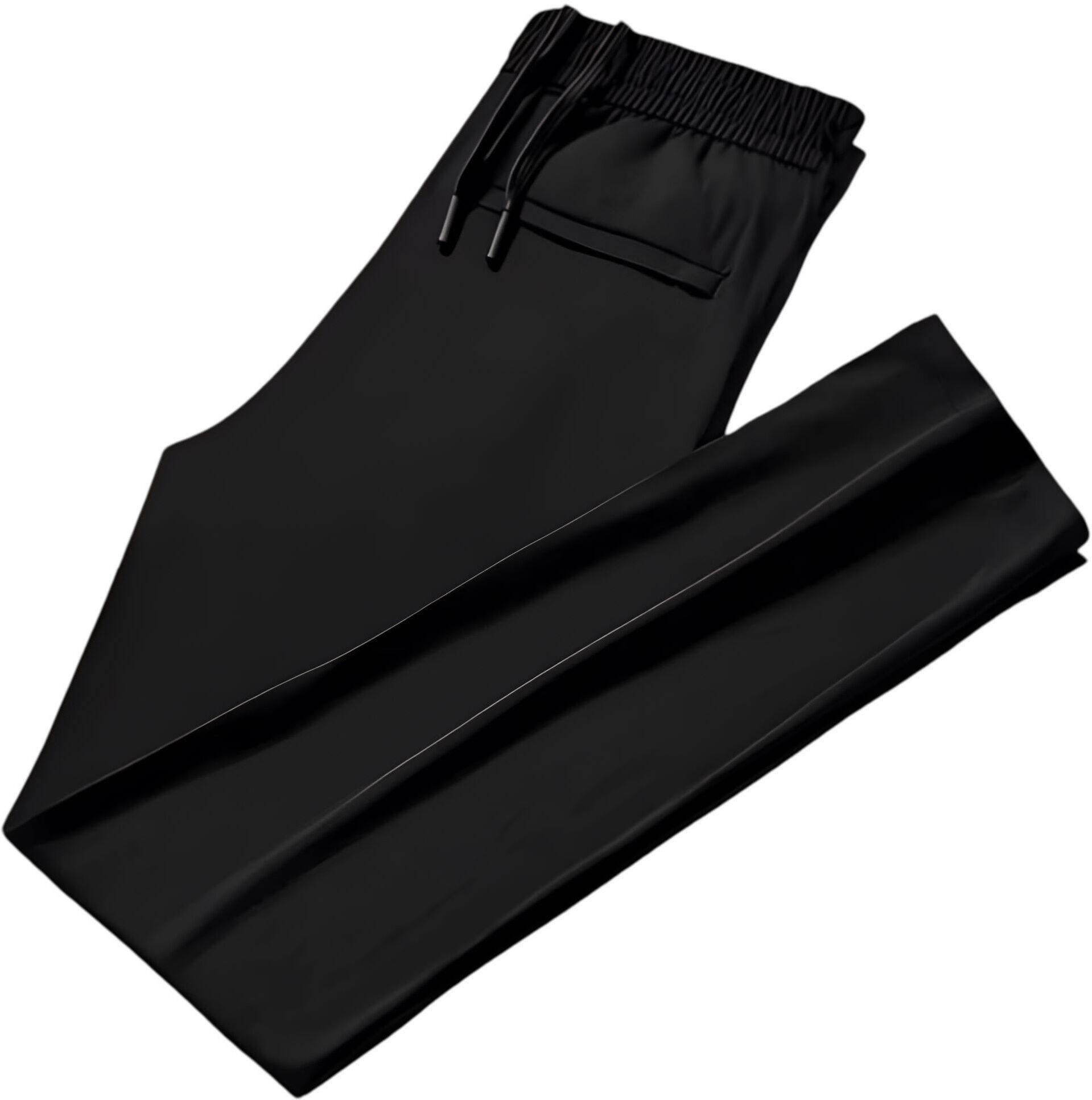 bellwit Men Solid Black Track Pants-picture-24