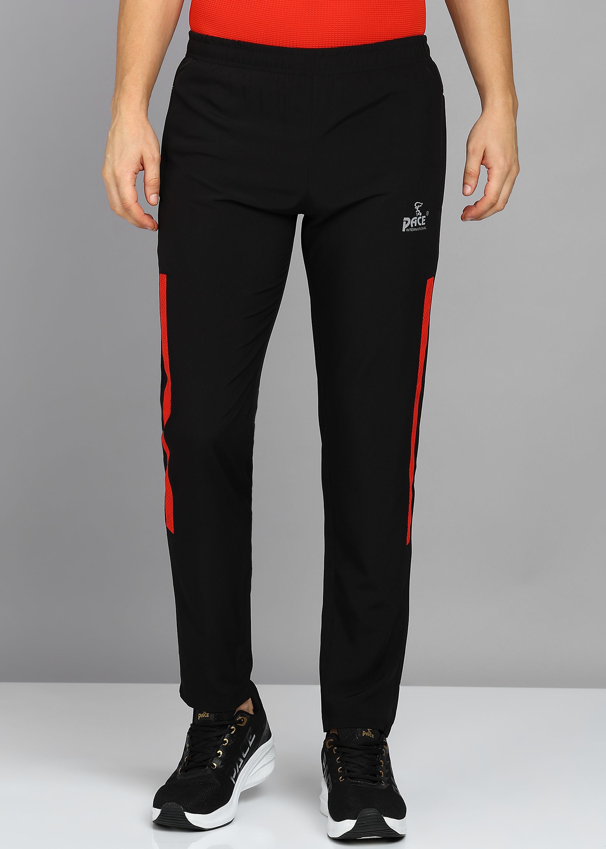 pace international Men Solid Black Track Pants-picture-18