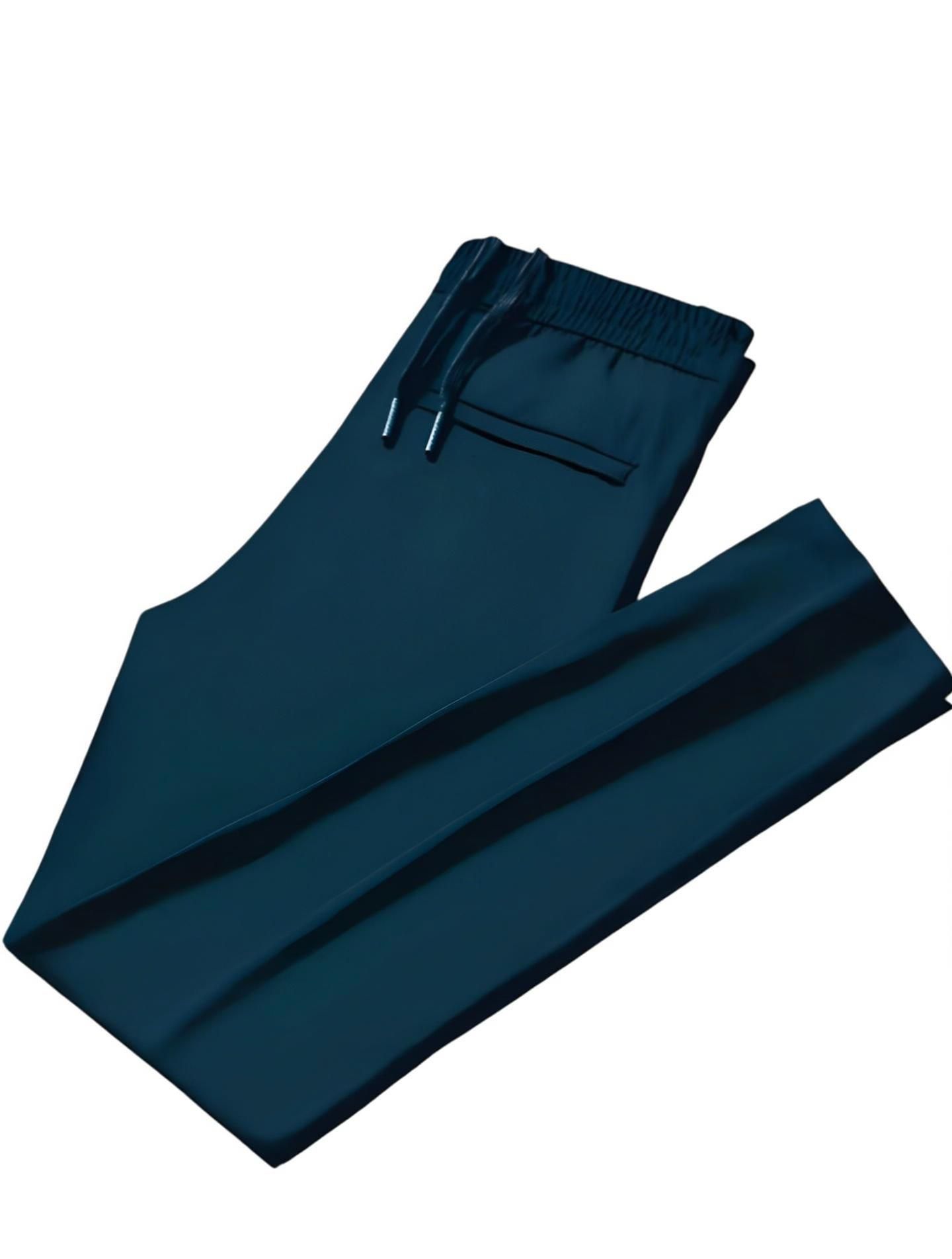 bellwit Men Self Design Blue Track Pants-picture-27