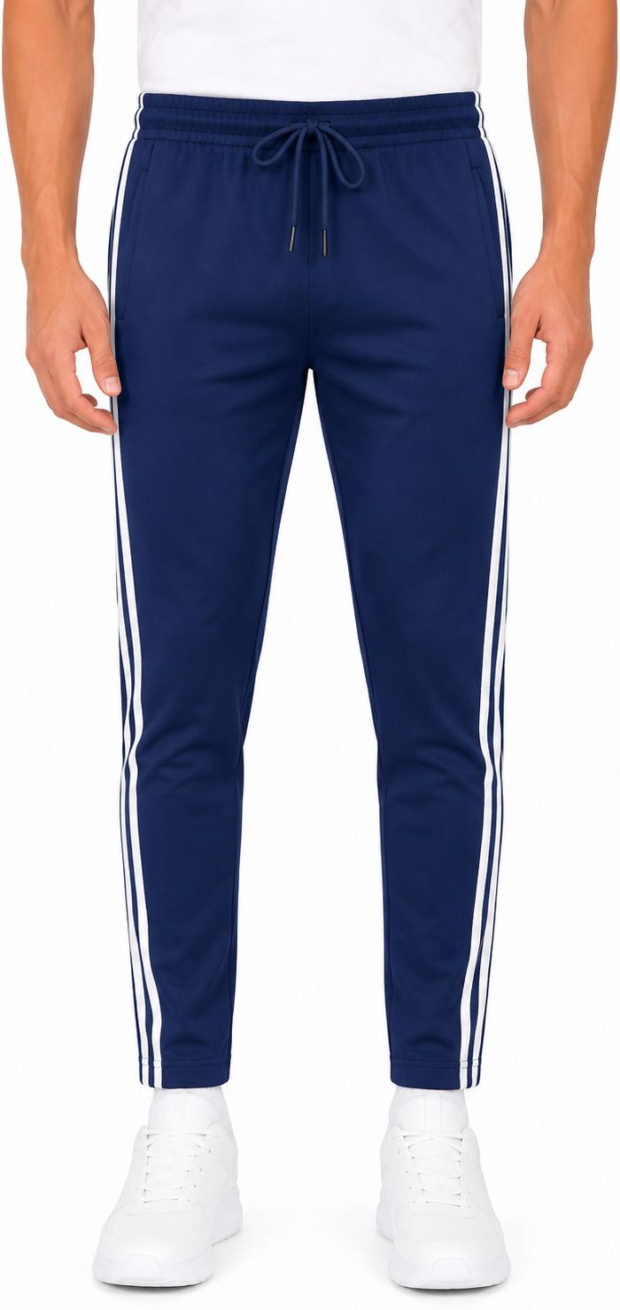aa fashion store Men Solid Blue Track Pants-picture-35