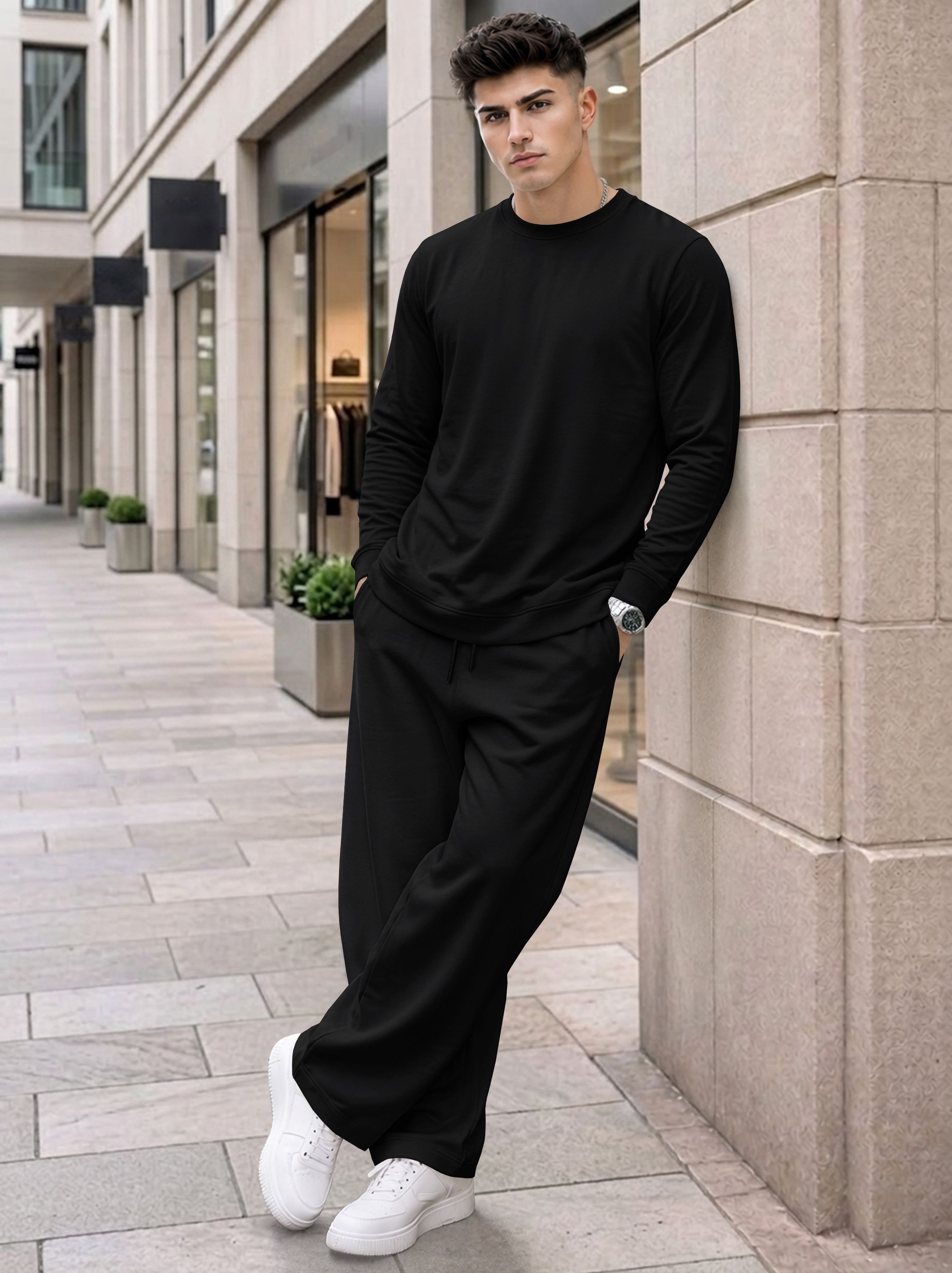 blive Solid Men Track Suit-picture-22