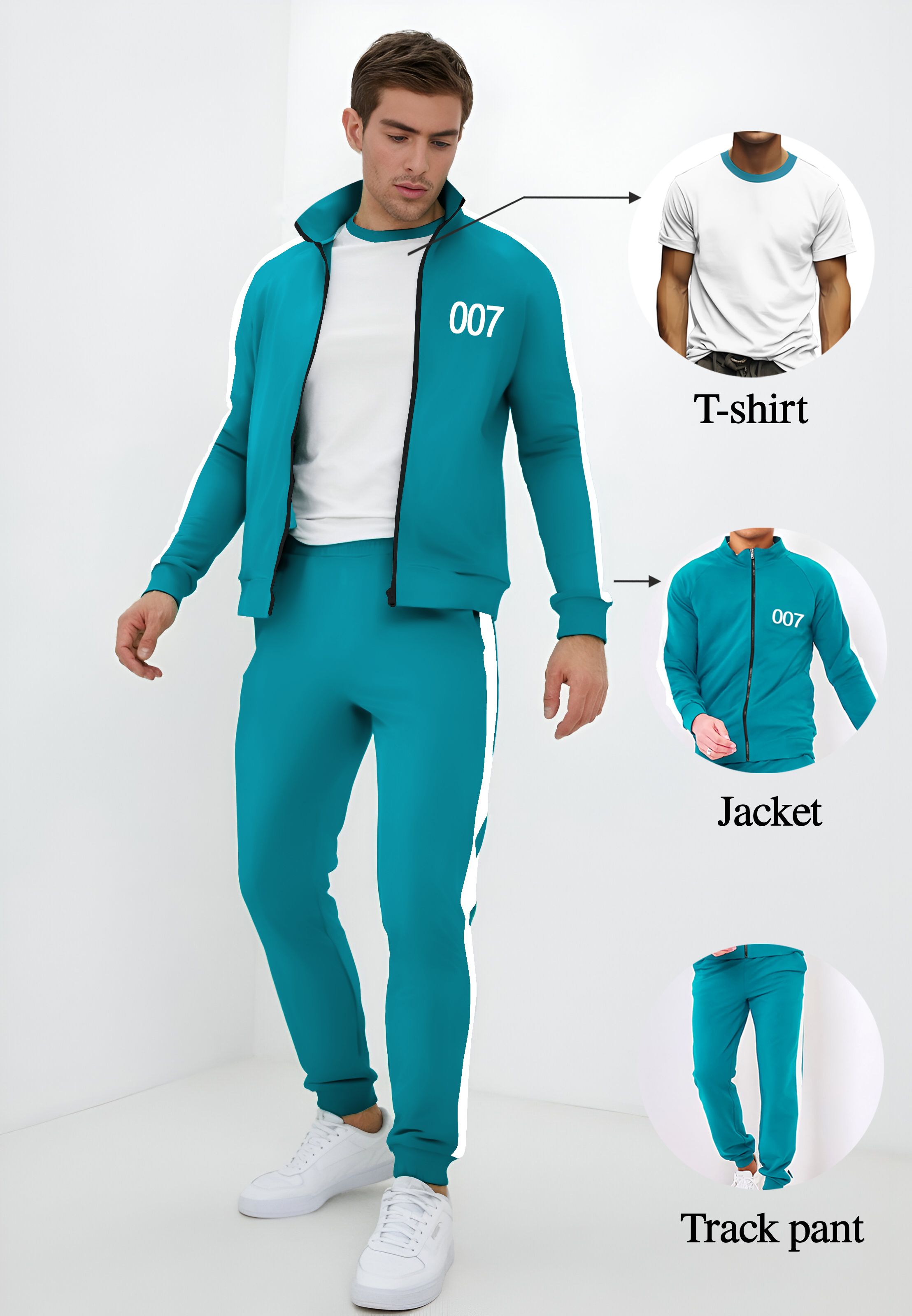 kelonbro Colorblock Men Track Suit-picture-28