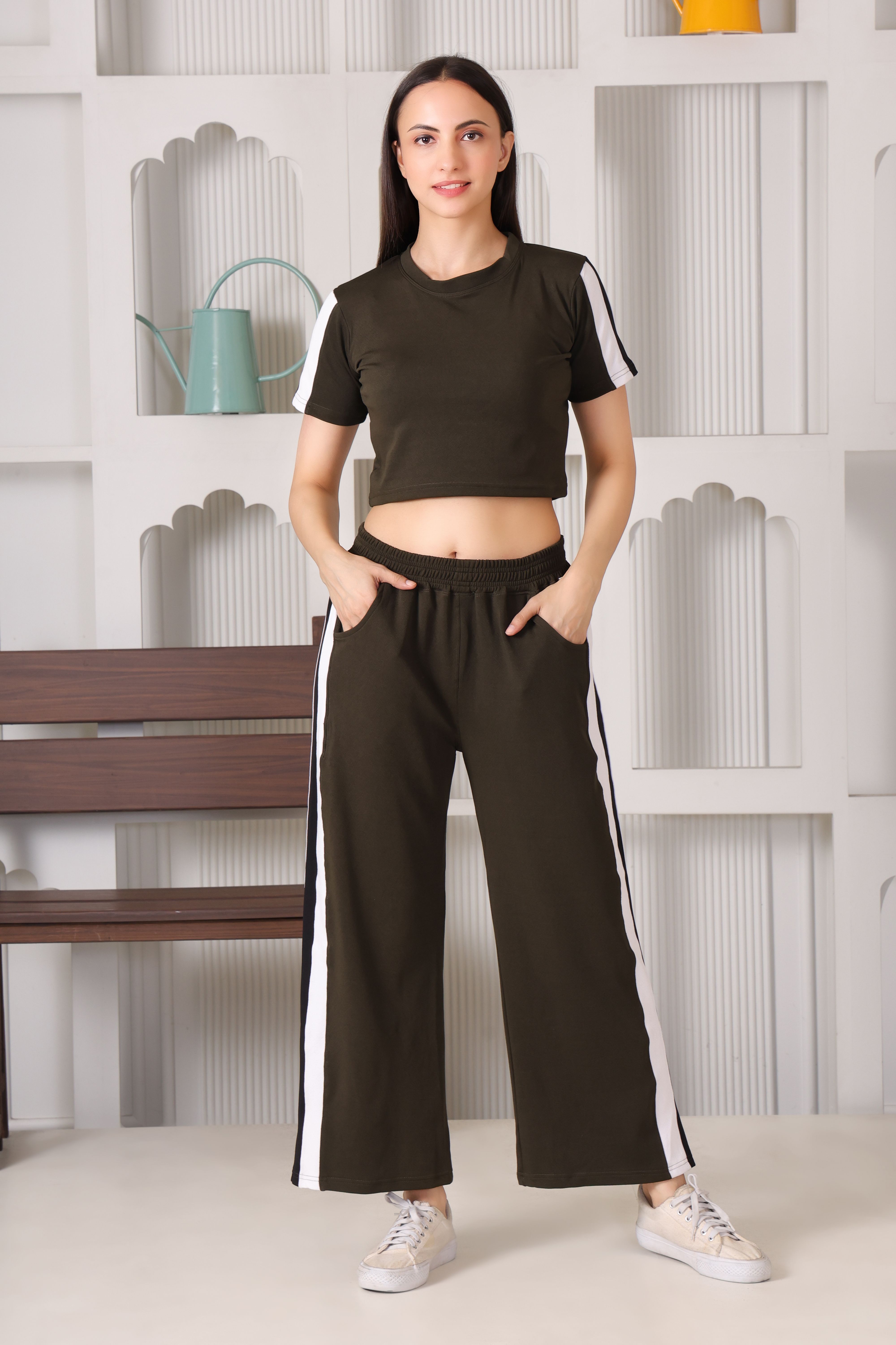 sqoota Colorblock Women Track Suit-picture-12