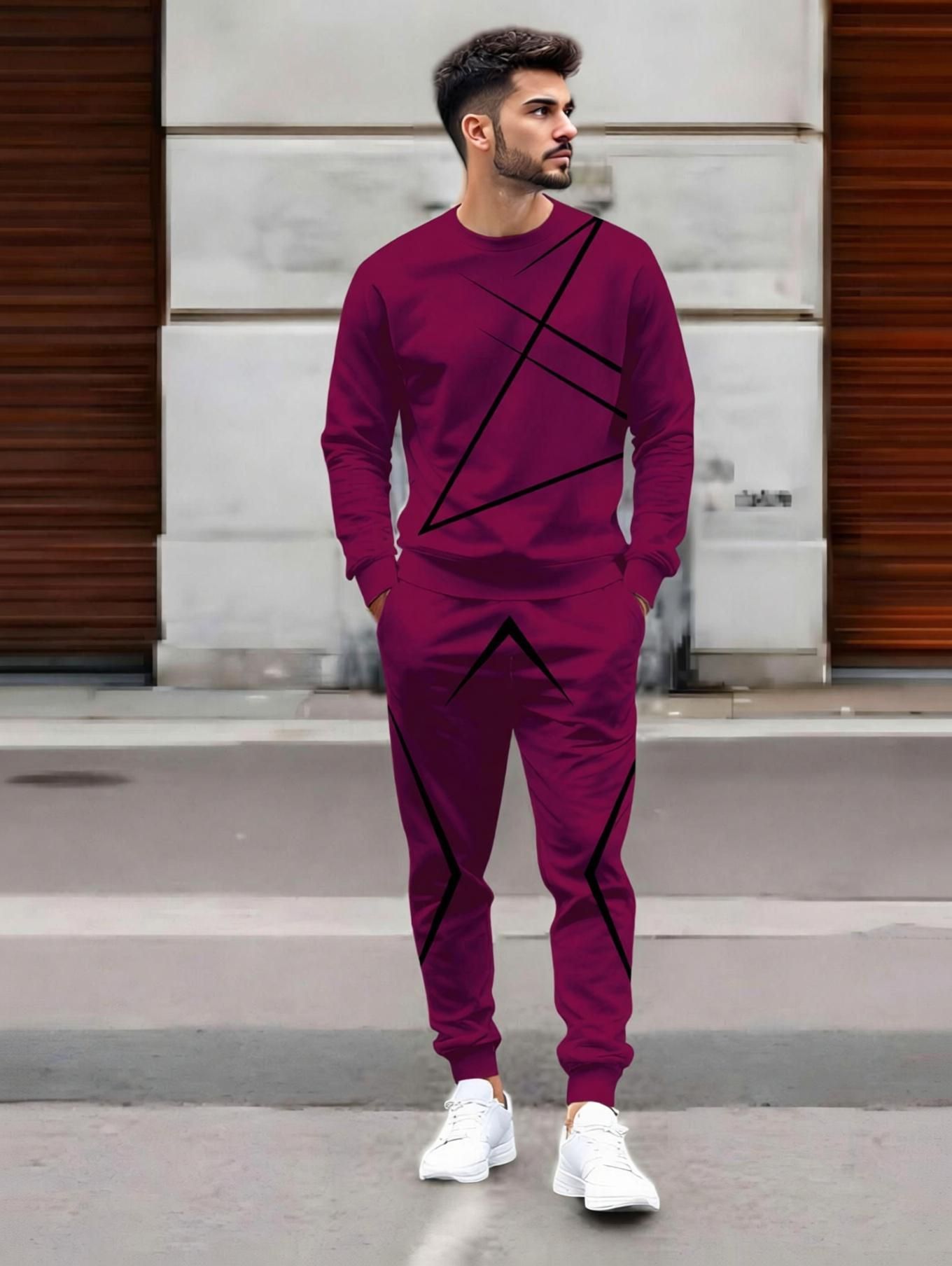 Printed Men Track Suit-image-21