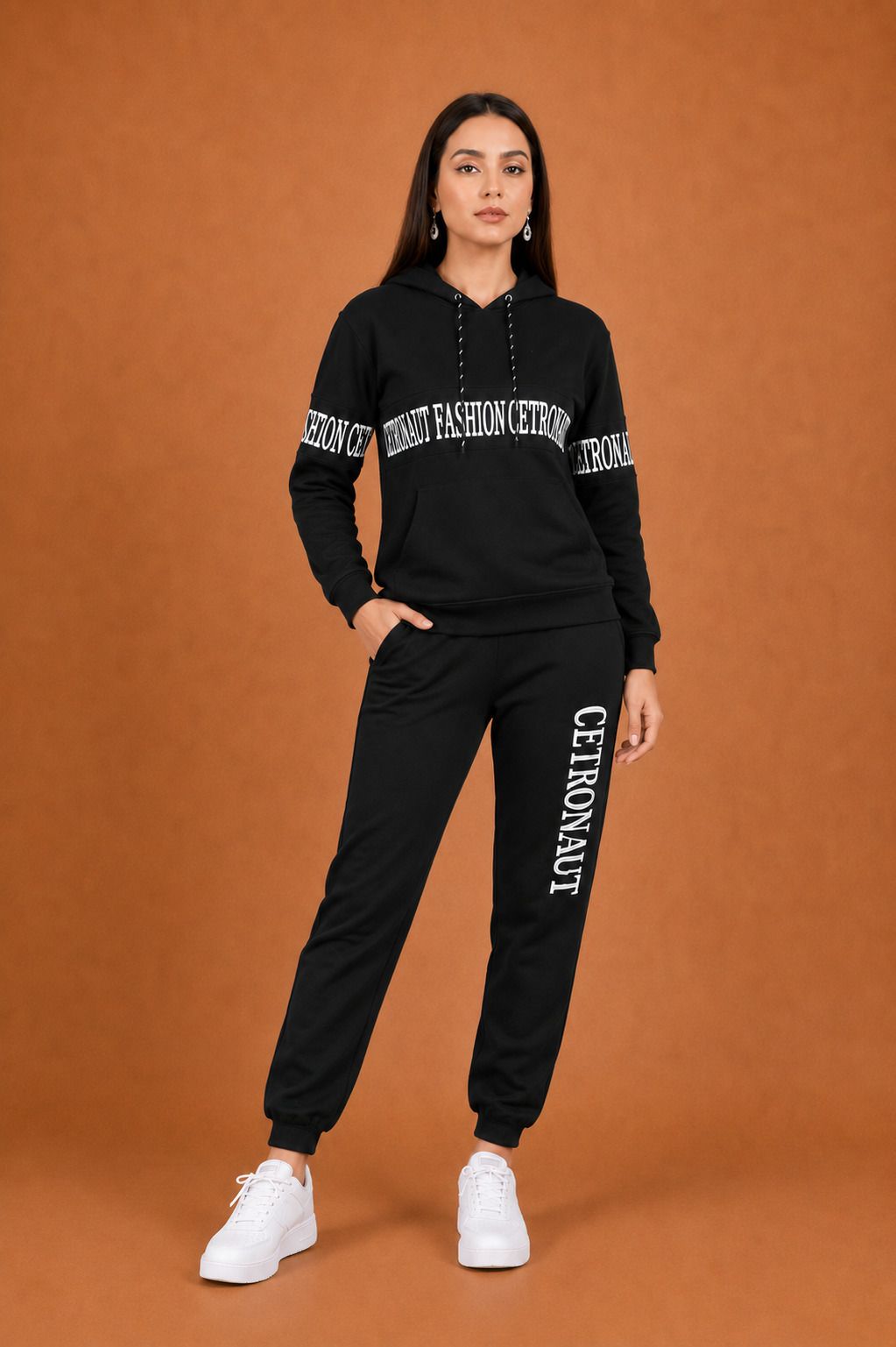 sky fly Solid Women Track Suit-picture-11