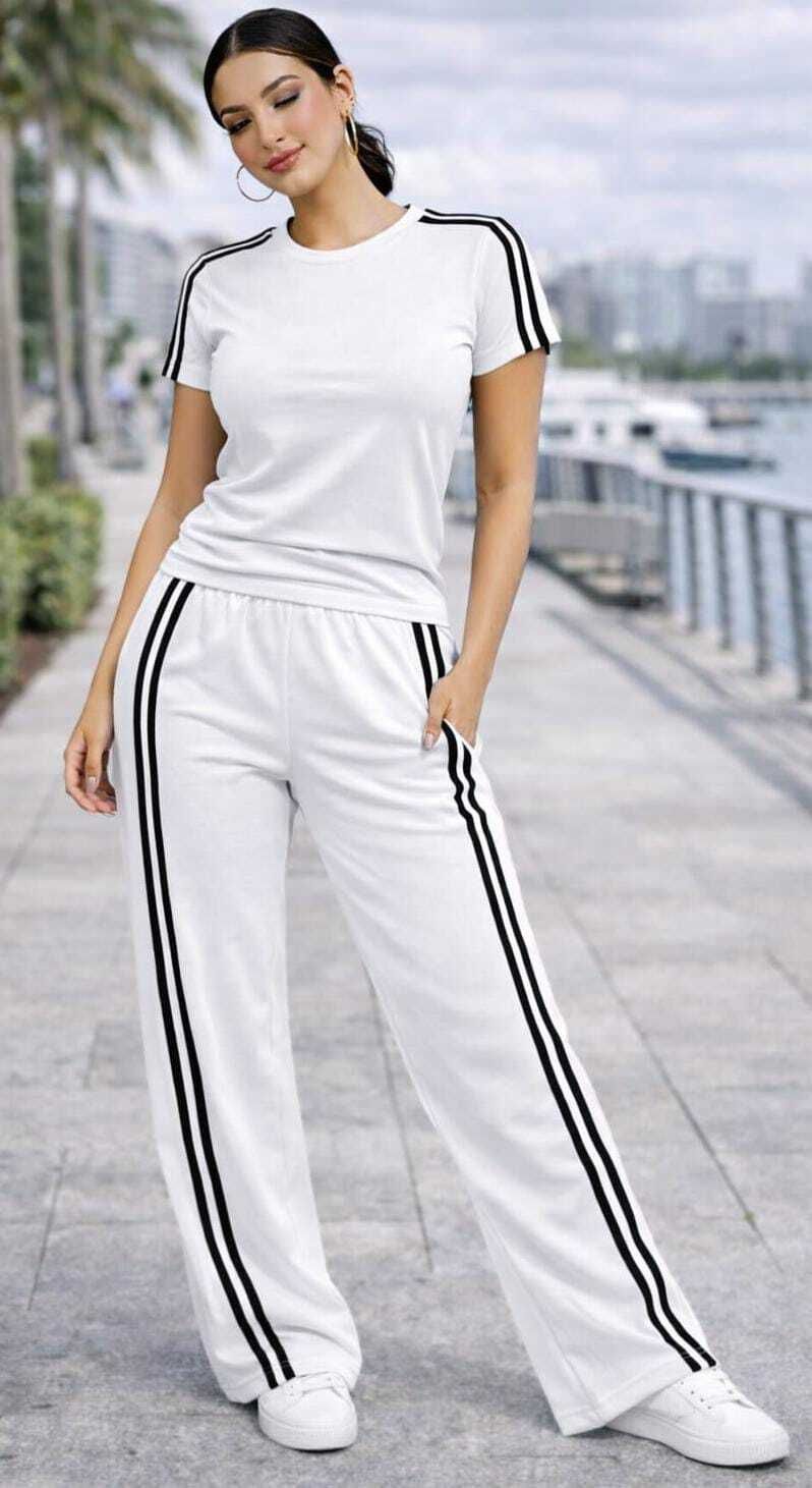 Striped Women Track Suit