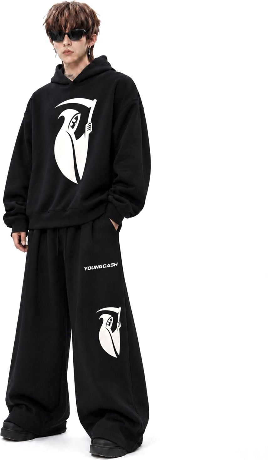 hue Printed, Self Design Men Track Suit-picture-28