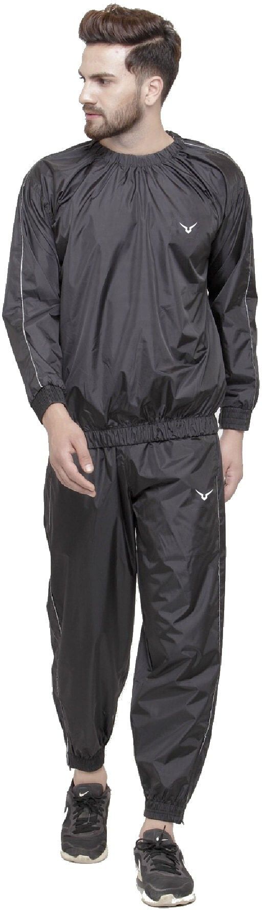 Sauna Suit Solid Men Track Suit