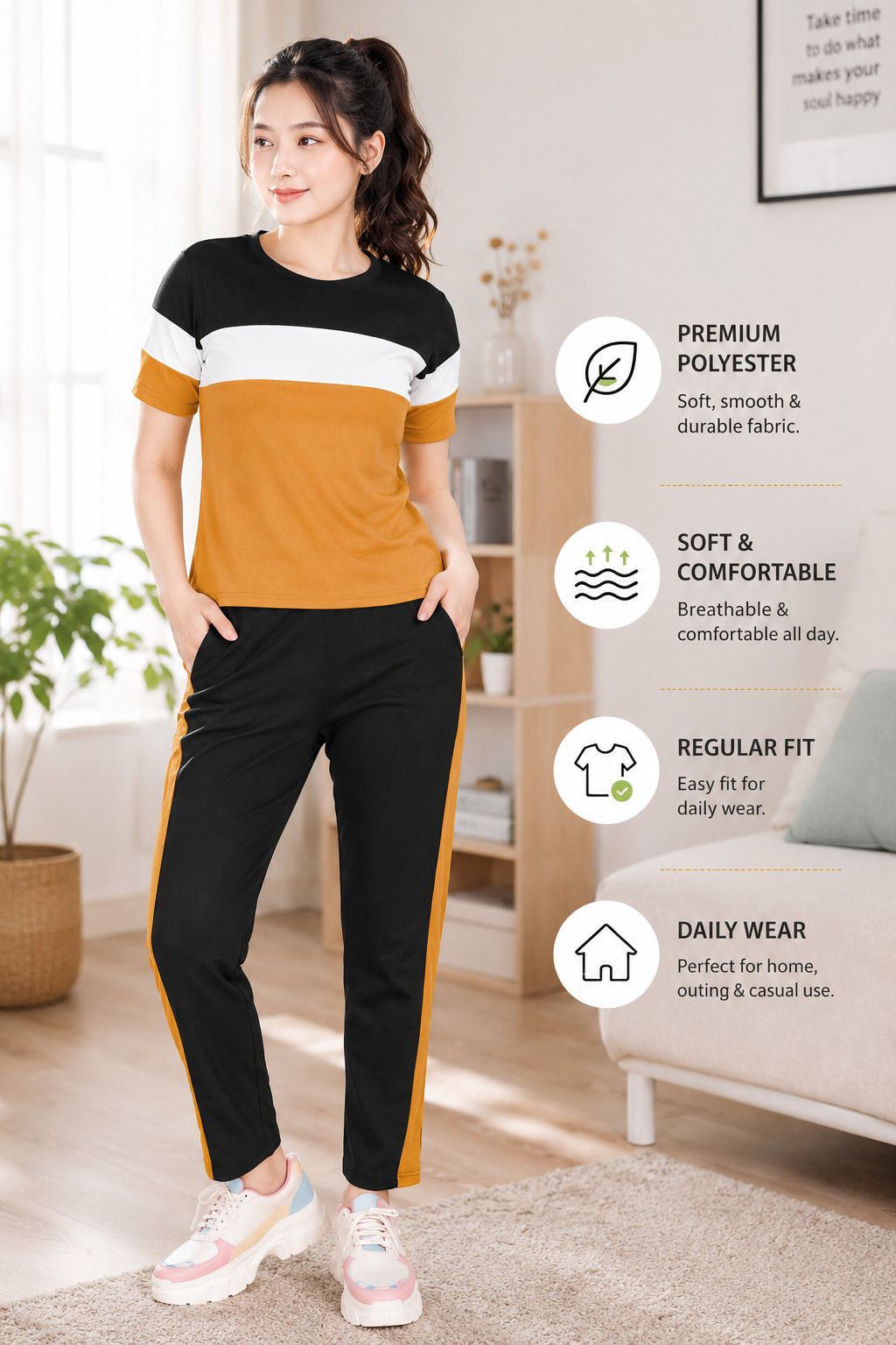 adrenex Colorblock Women Track Suit-picture-17