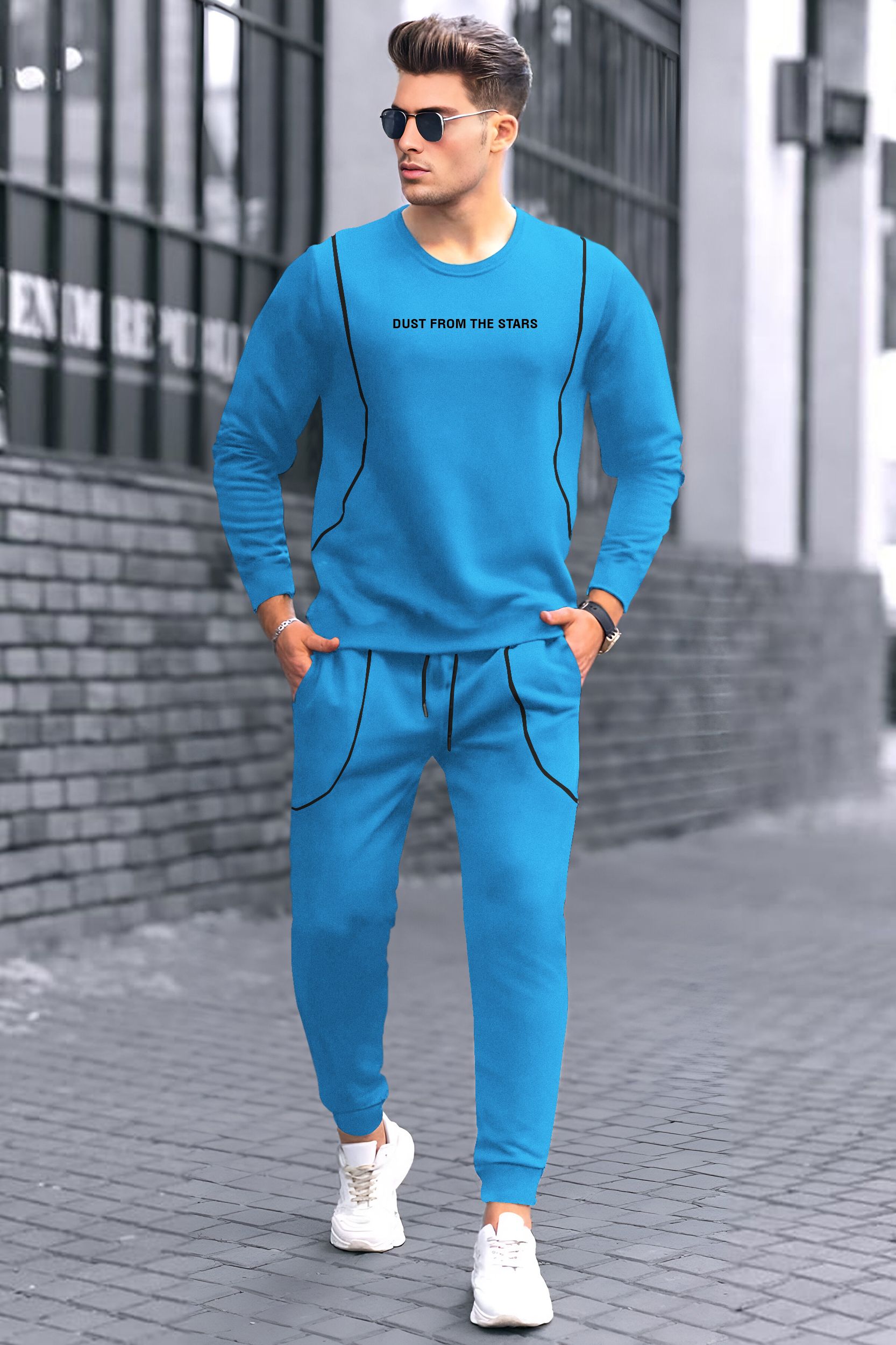 kelonbro Solid Men Track Suit-picture-15