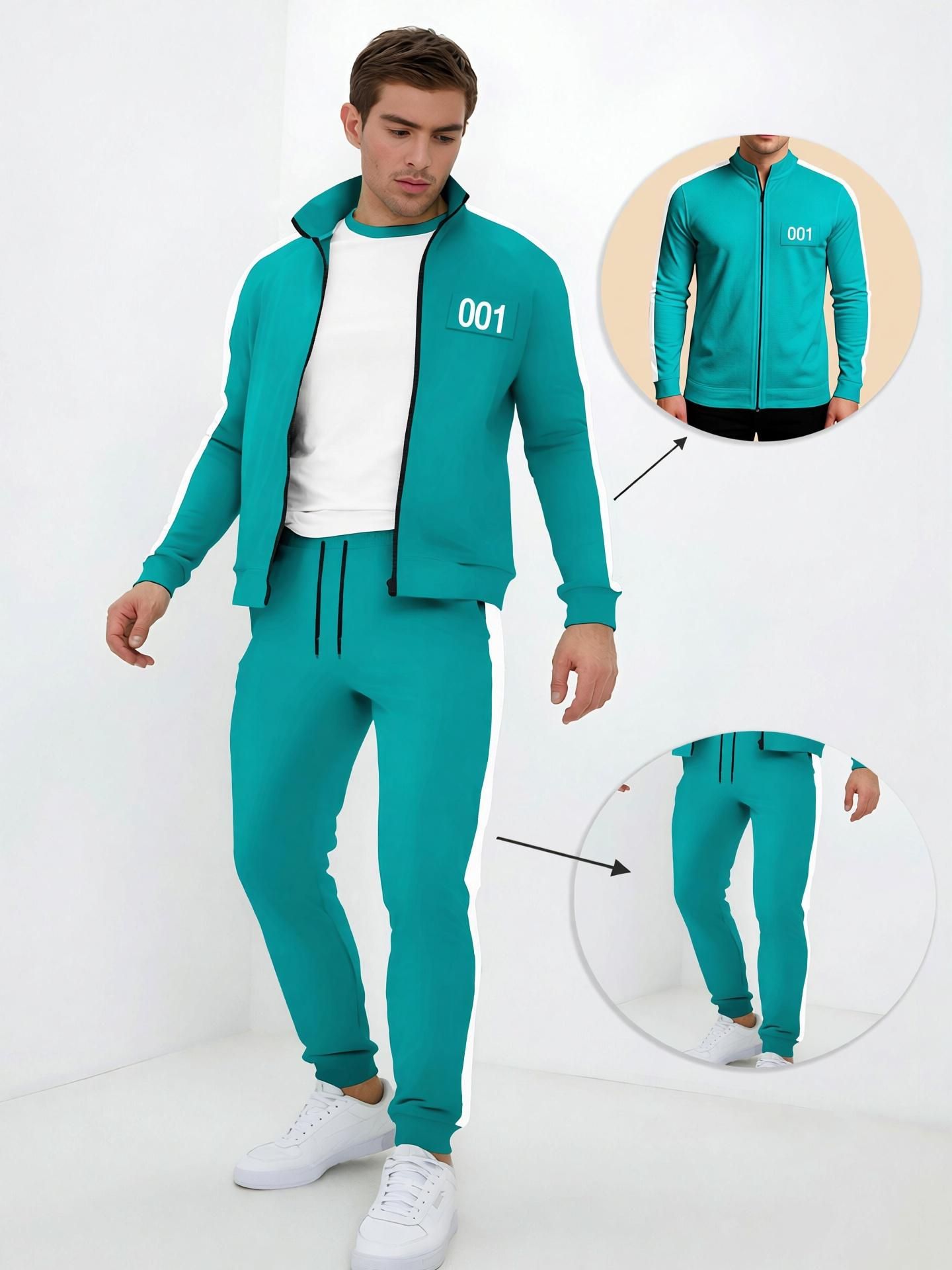 kelonbro Colorblock Men Track Suit-picture-29
