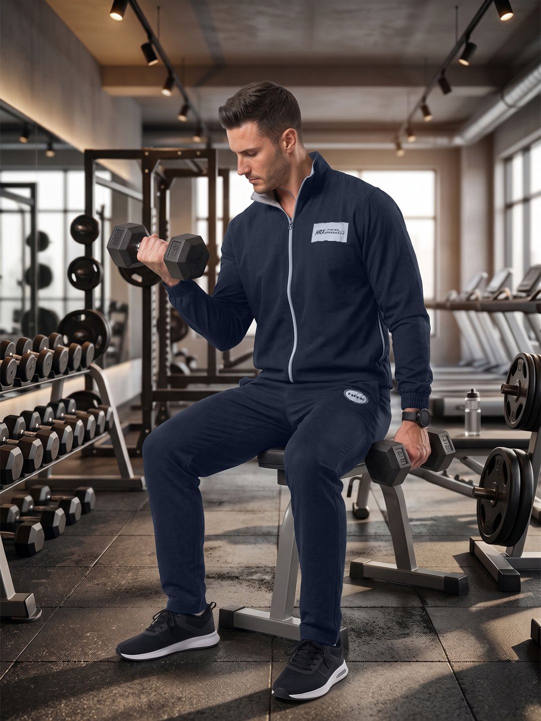hrx by hrithik roshan Solid Men Track Suit-picture-28