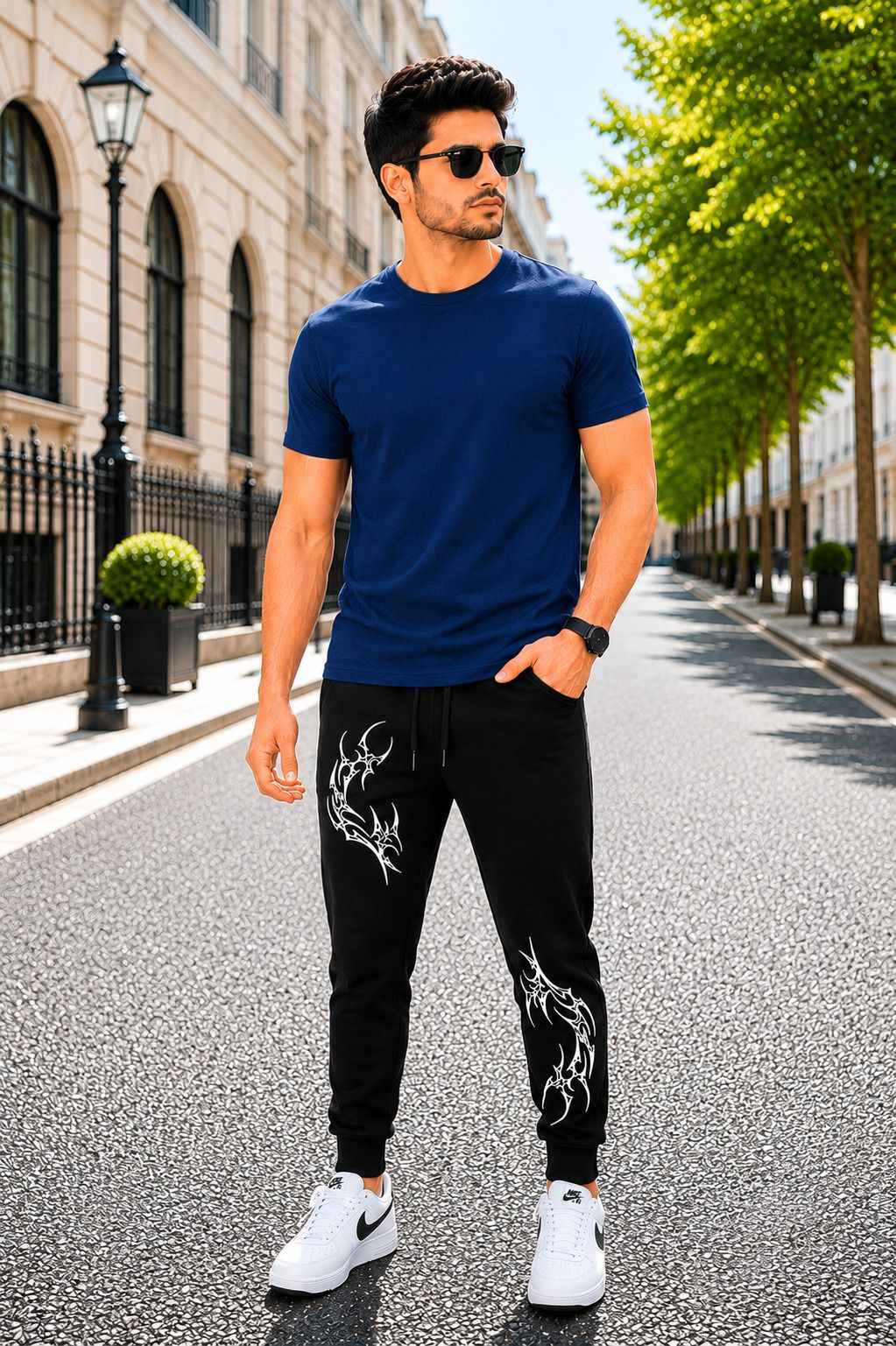 Printed Men Track Suit-image-13