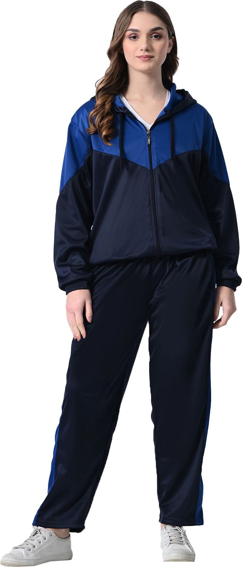 indiweaves Colorblock Women Track Suit-picture-11