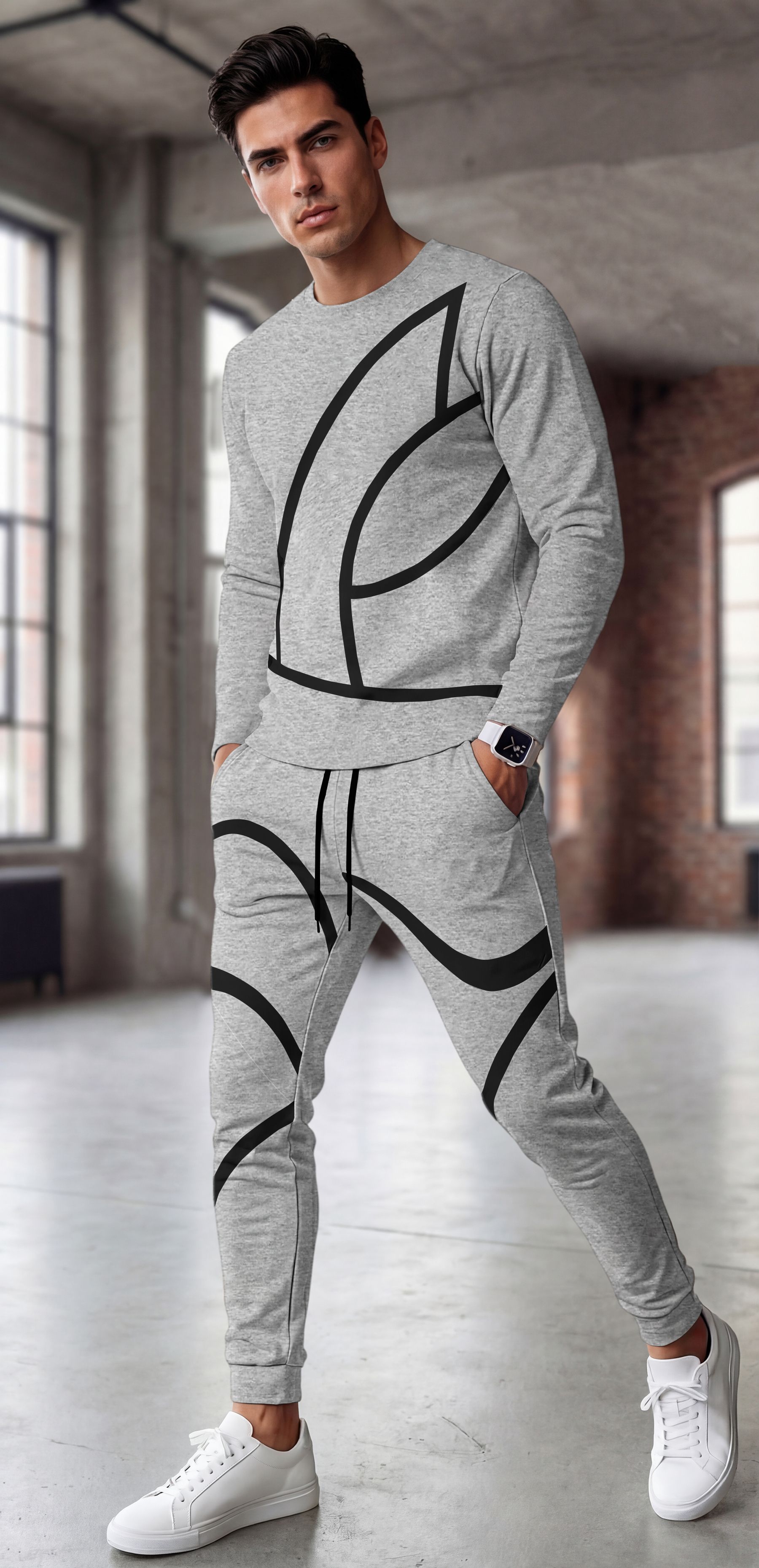 apf Striped Men Track Suit-picture-12