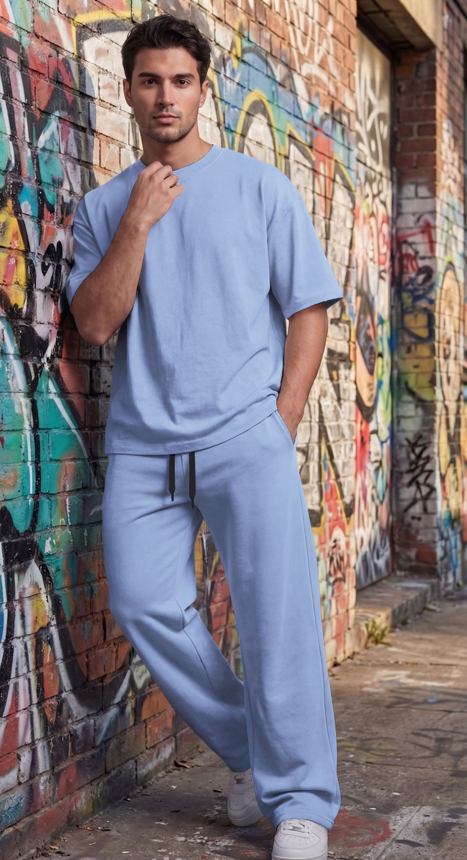kelonbro Solid Men Track Suit-picture-13