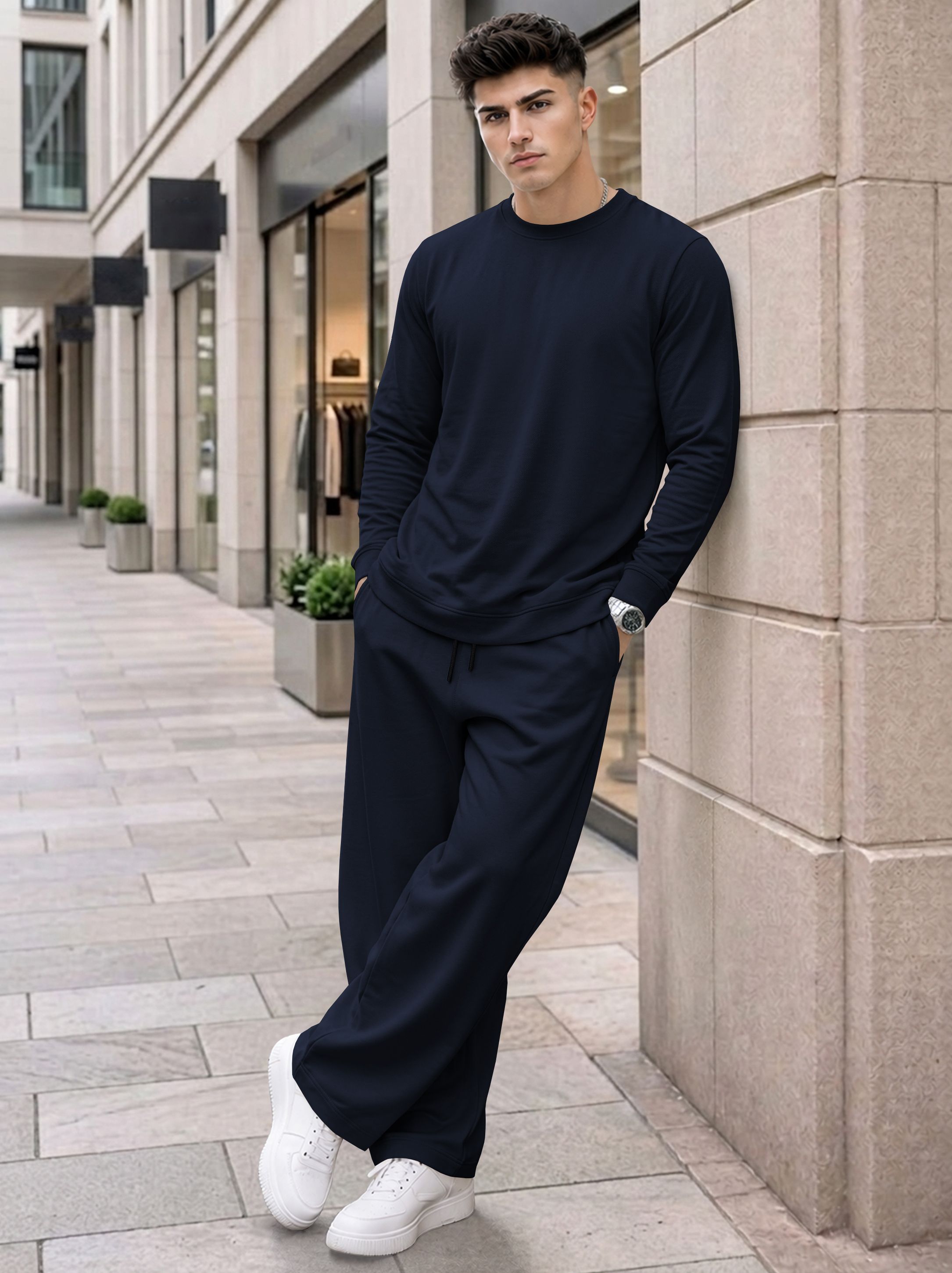 blive Solid Men Track Suit-picture-21