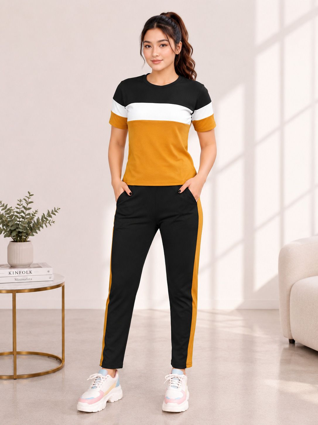 sakarmaa Colorblock Women Track Suit-picture-24