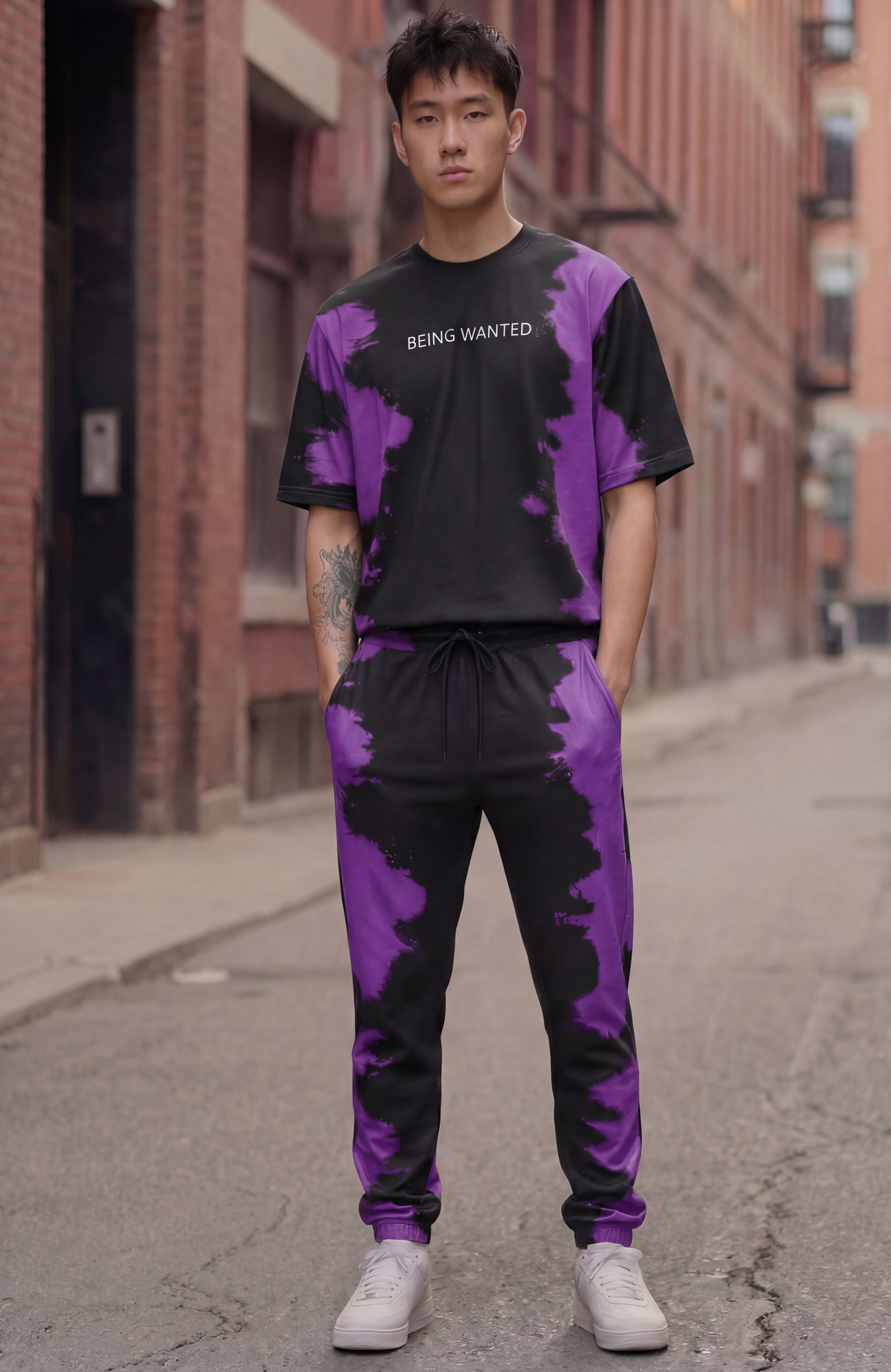 being wanted Printed Men Track Suit-picture-30
