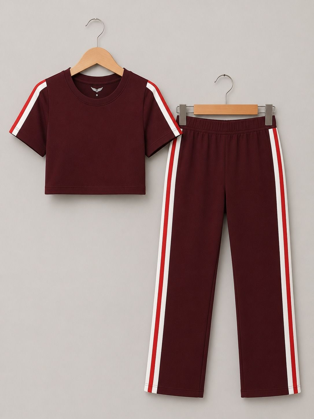 chrome & coral Solid Women Track Suit-picture-18