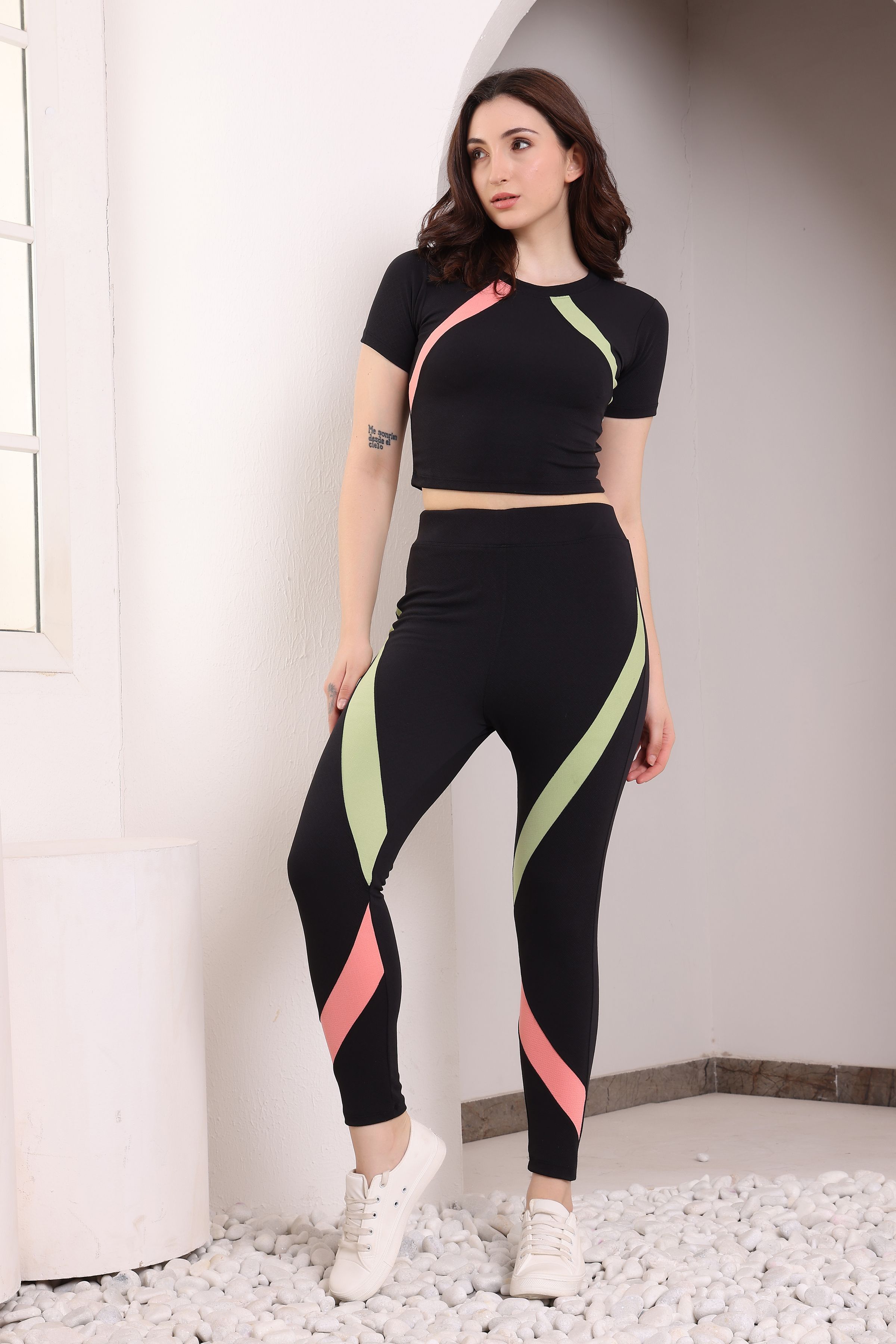 Striped Women Track Suit