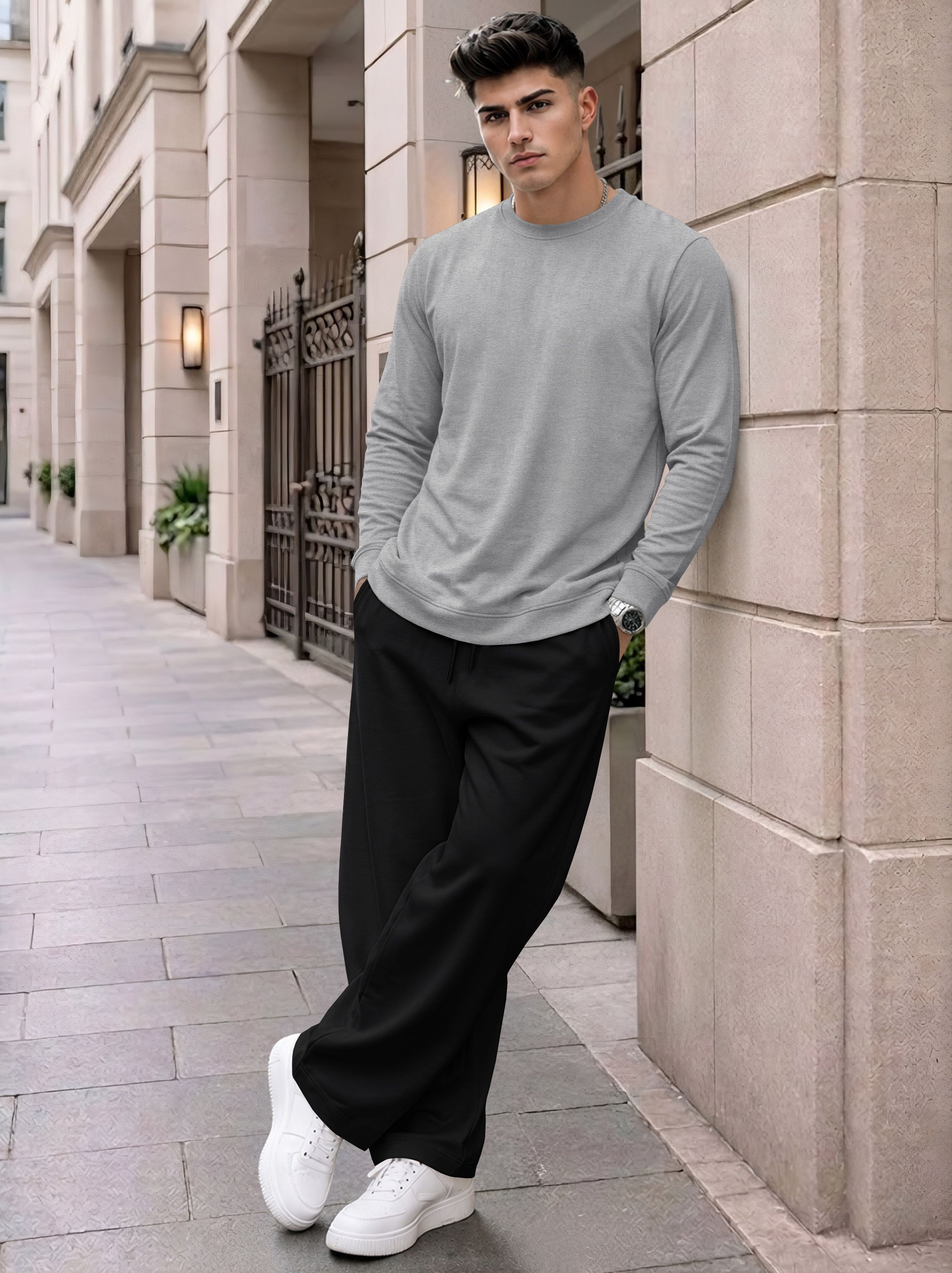 blive Solid Men Track Suit-picture-12
