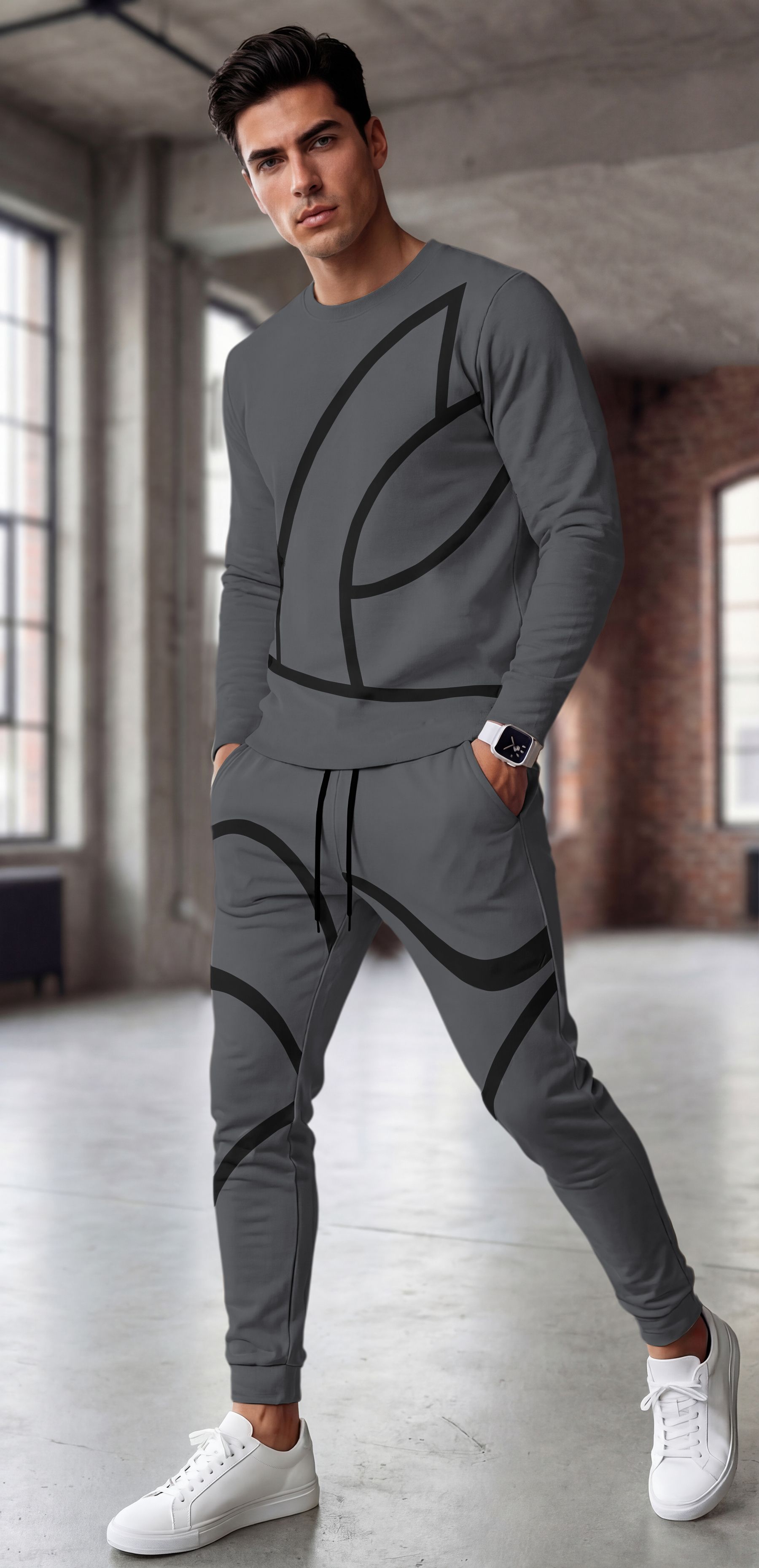 apf Striped Men Track Suit-picture-21
