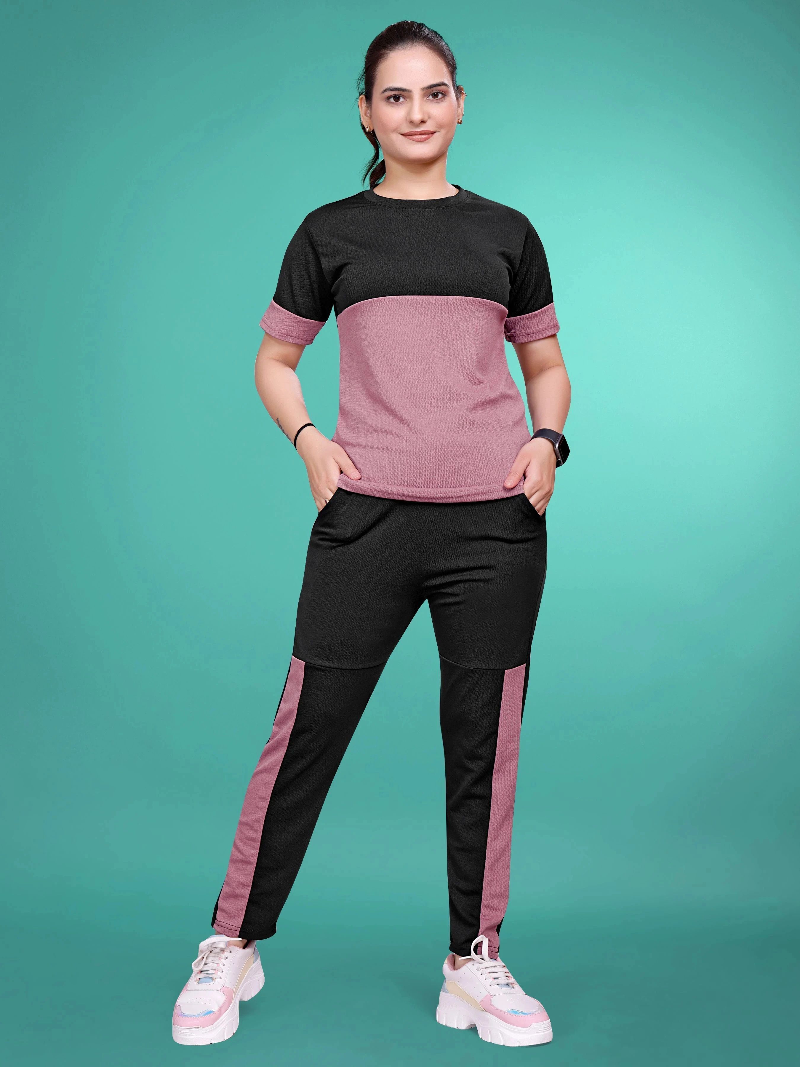 Colorblock Women Track Suit
