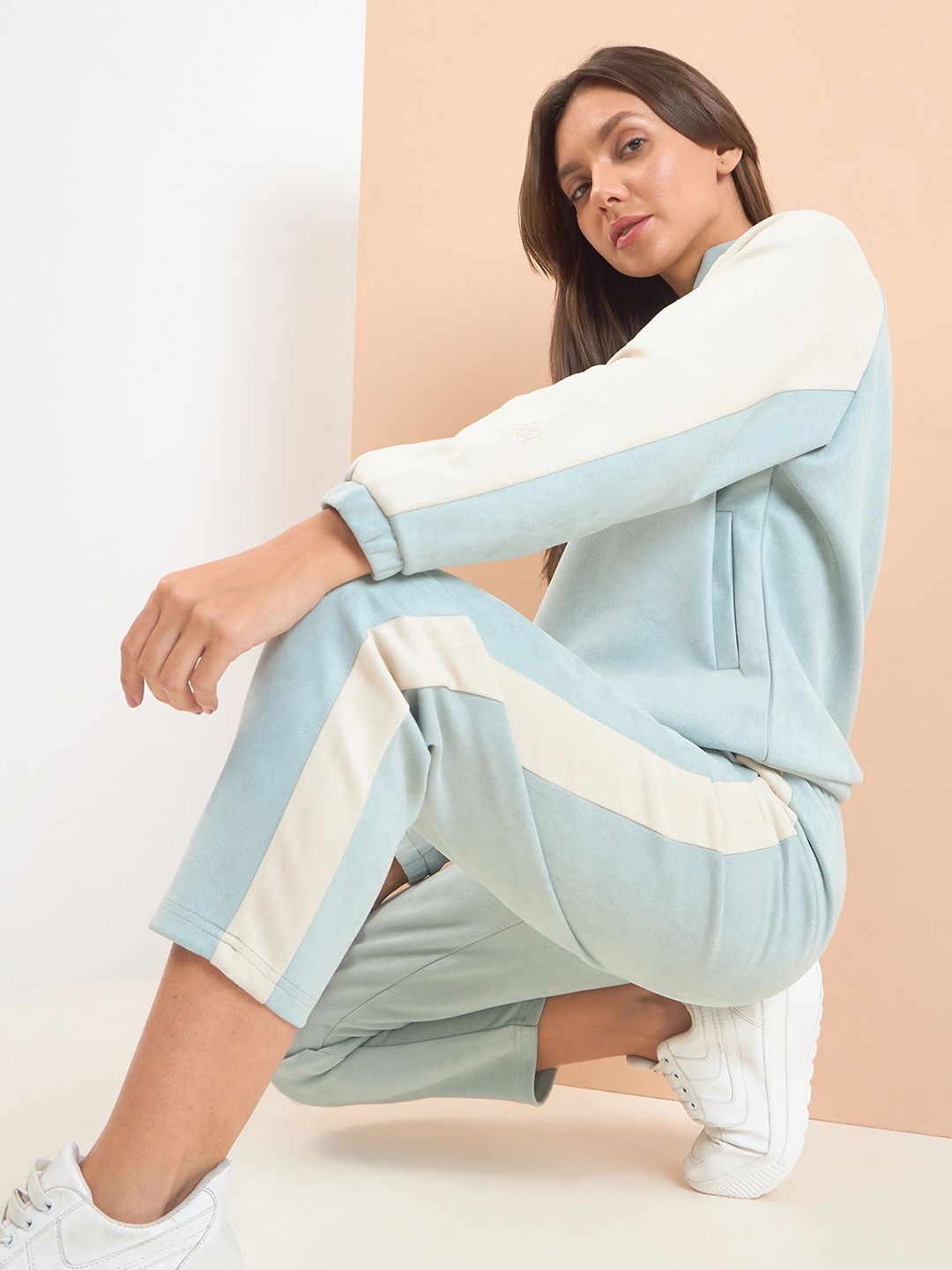 Colorblock Women Track Suit-image-30
