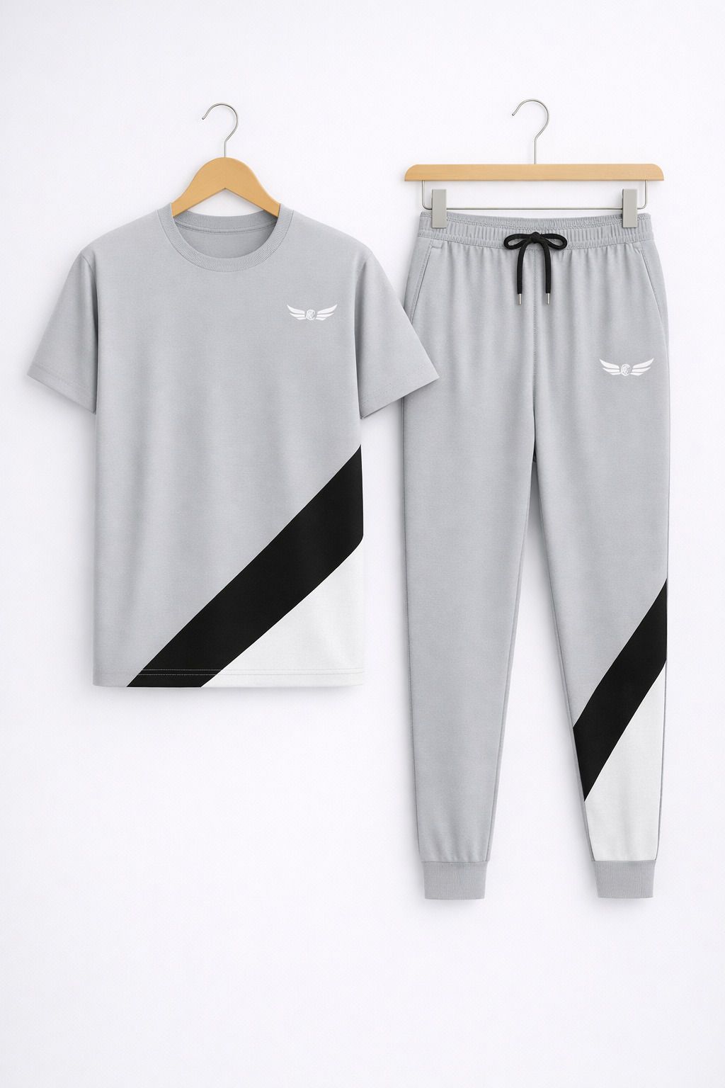 chrome & coral Colorblock Men Track Suit-picture-14