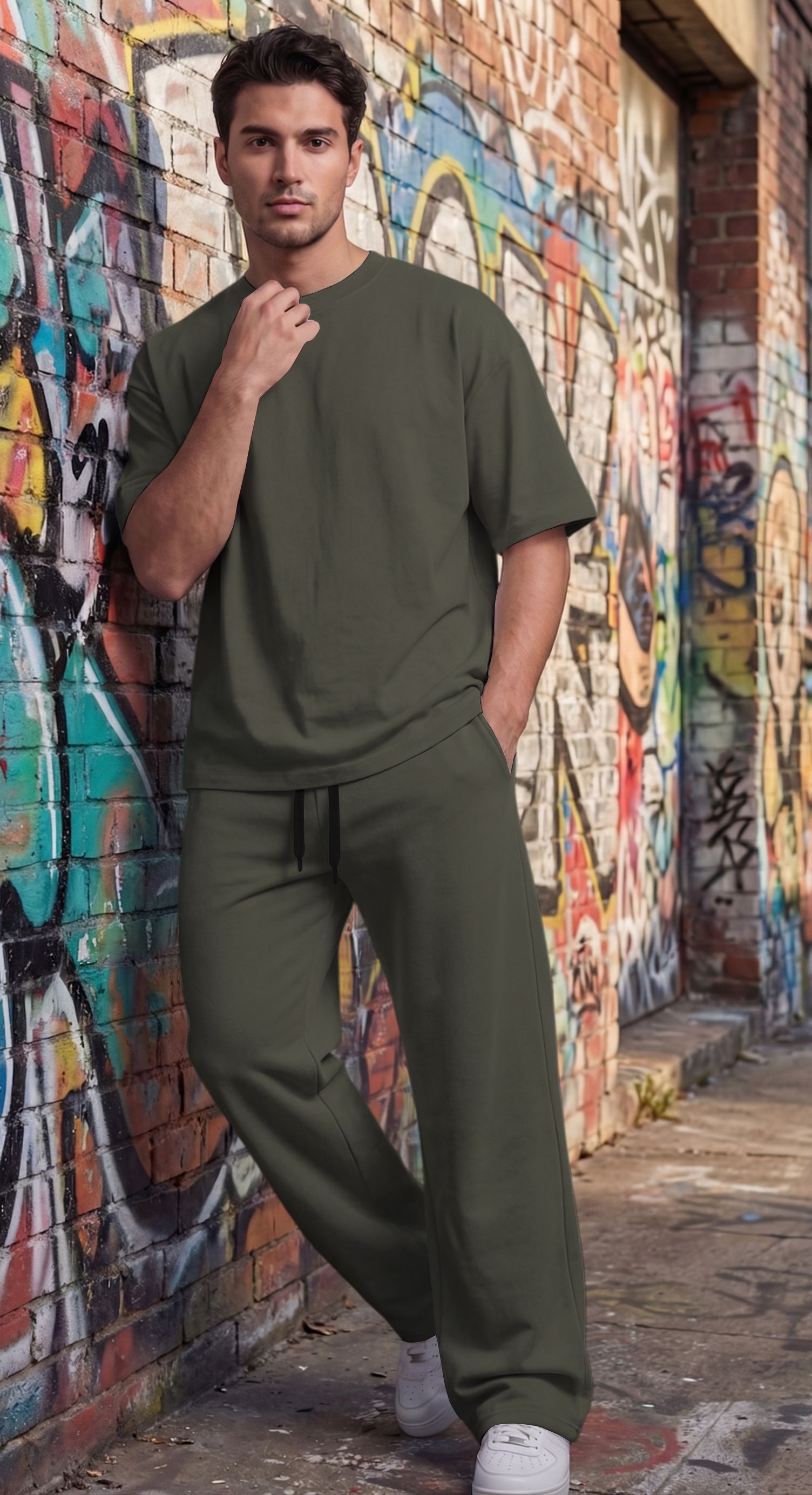 kelonbro Solid Men Track Suit-picture-12