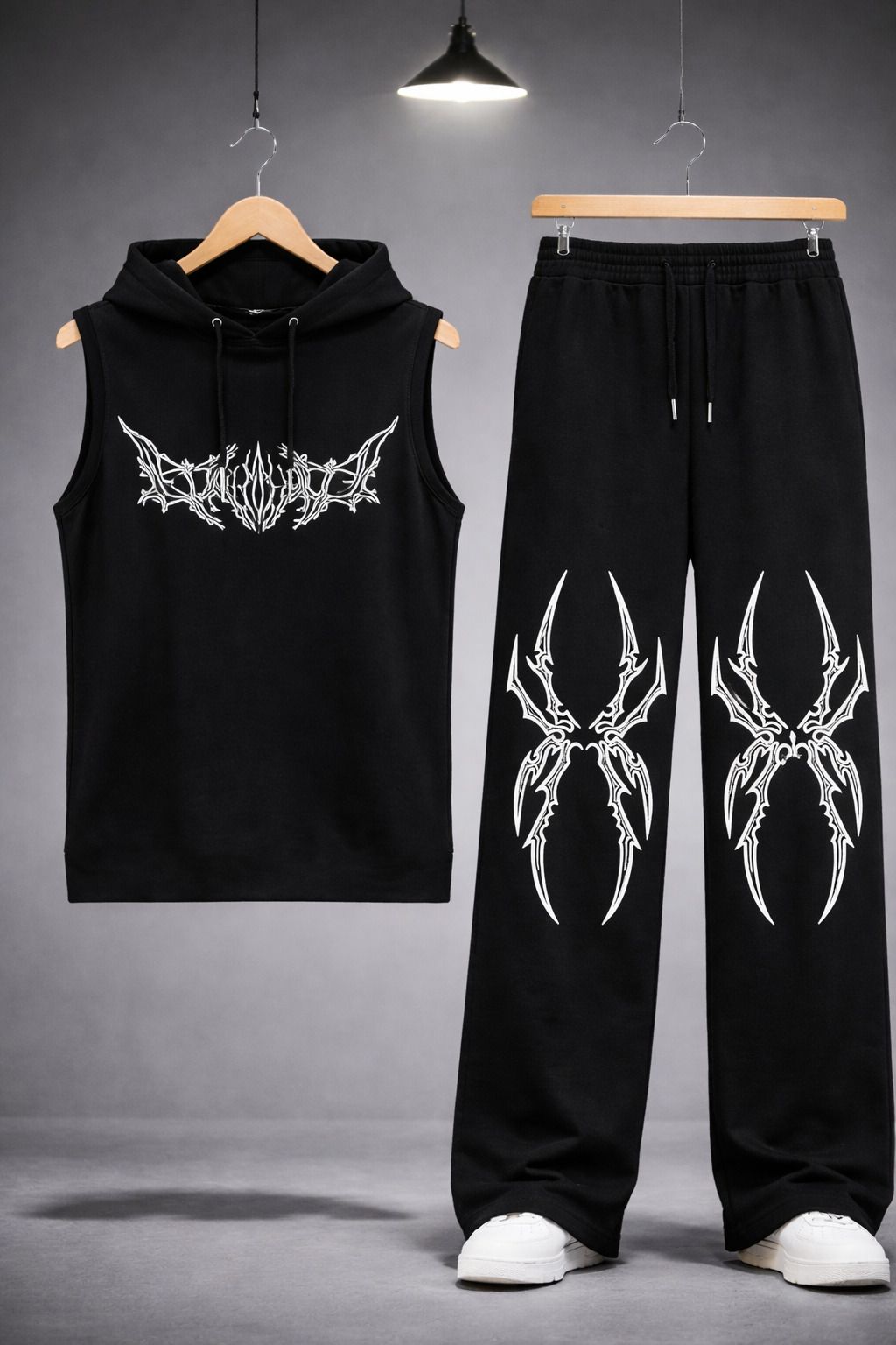 nb nicky boy Men Top & Pyjama Set Black, Black Printed-picture-21