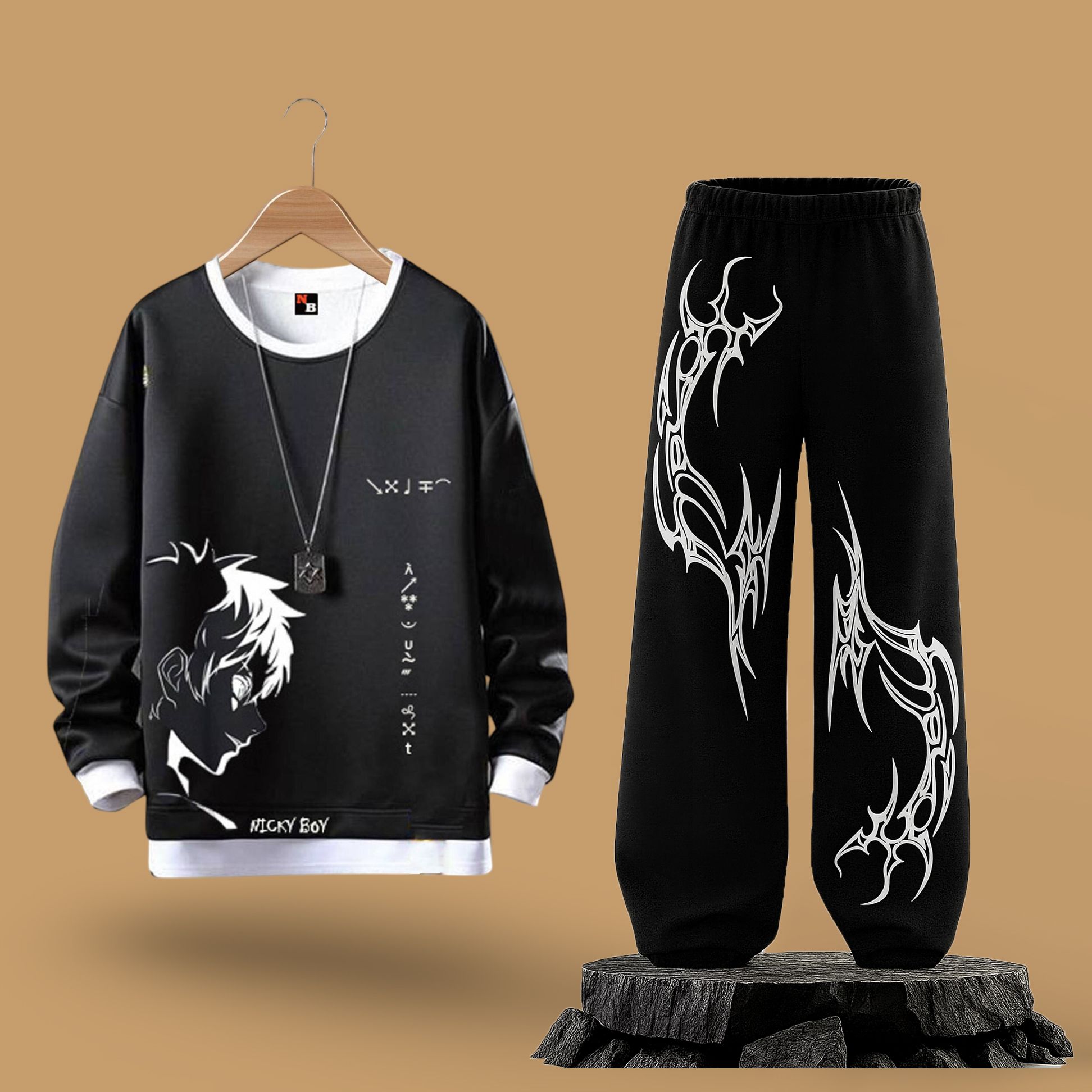 Printed Men Track Suit-image-8