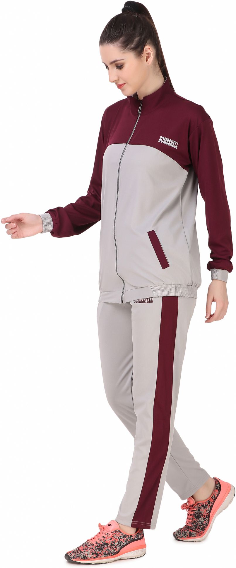 Colorblock Women Track Suit