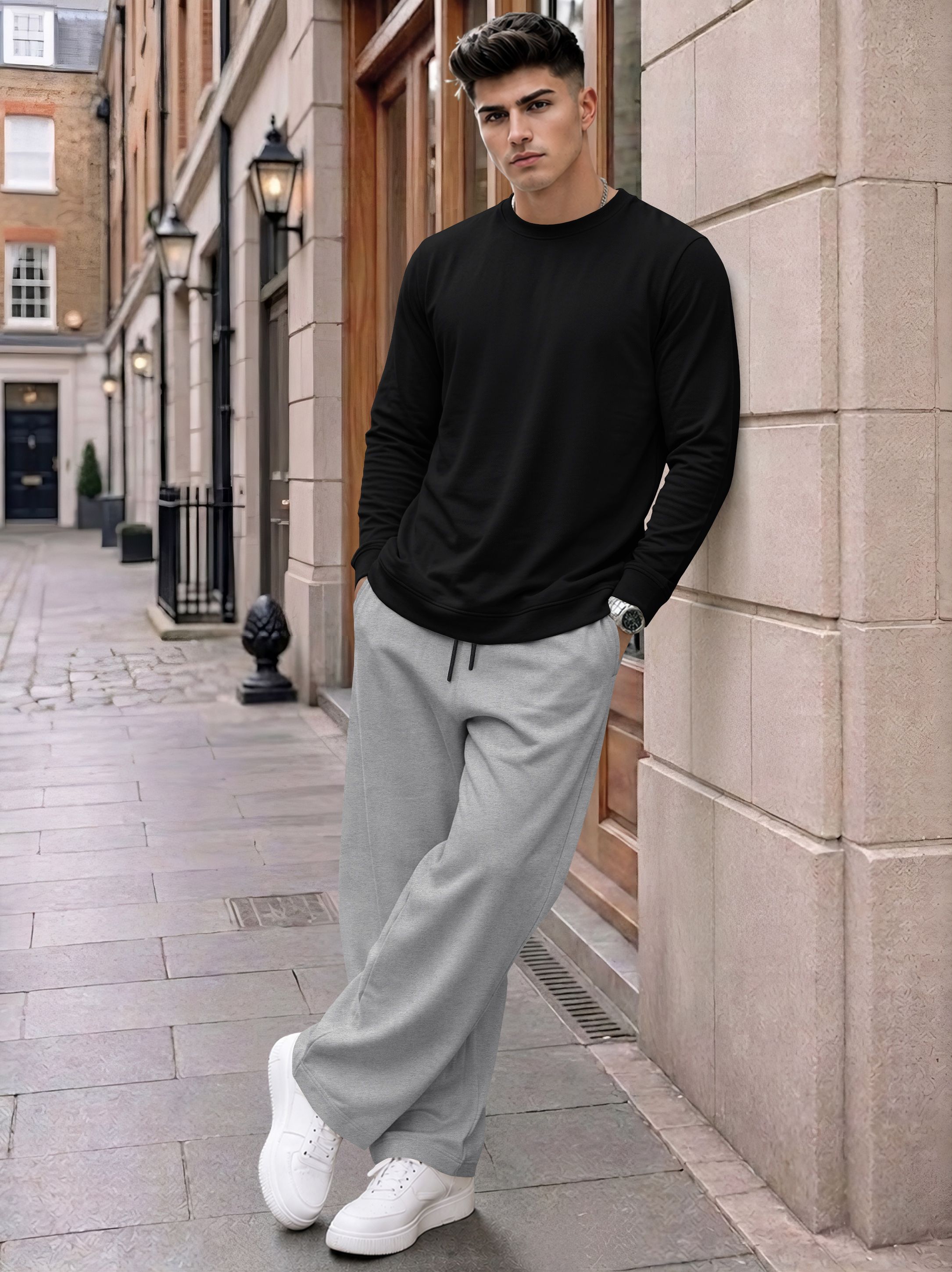 blive Solid Men Track Suit-picture-14