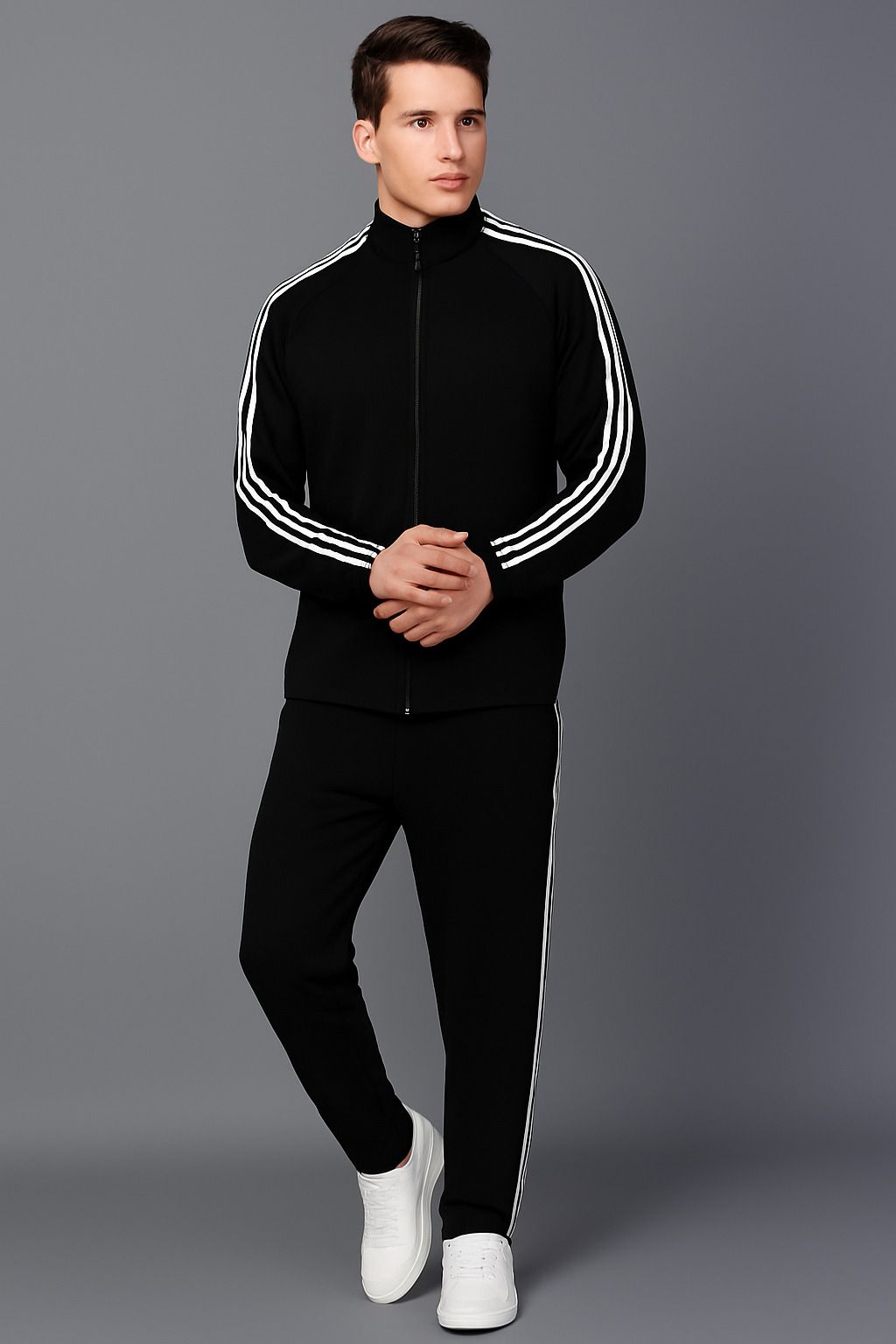 qabira Self Design Men Track Suit-picture-7