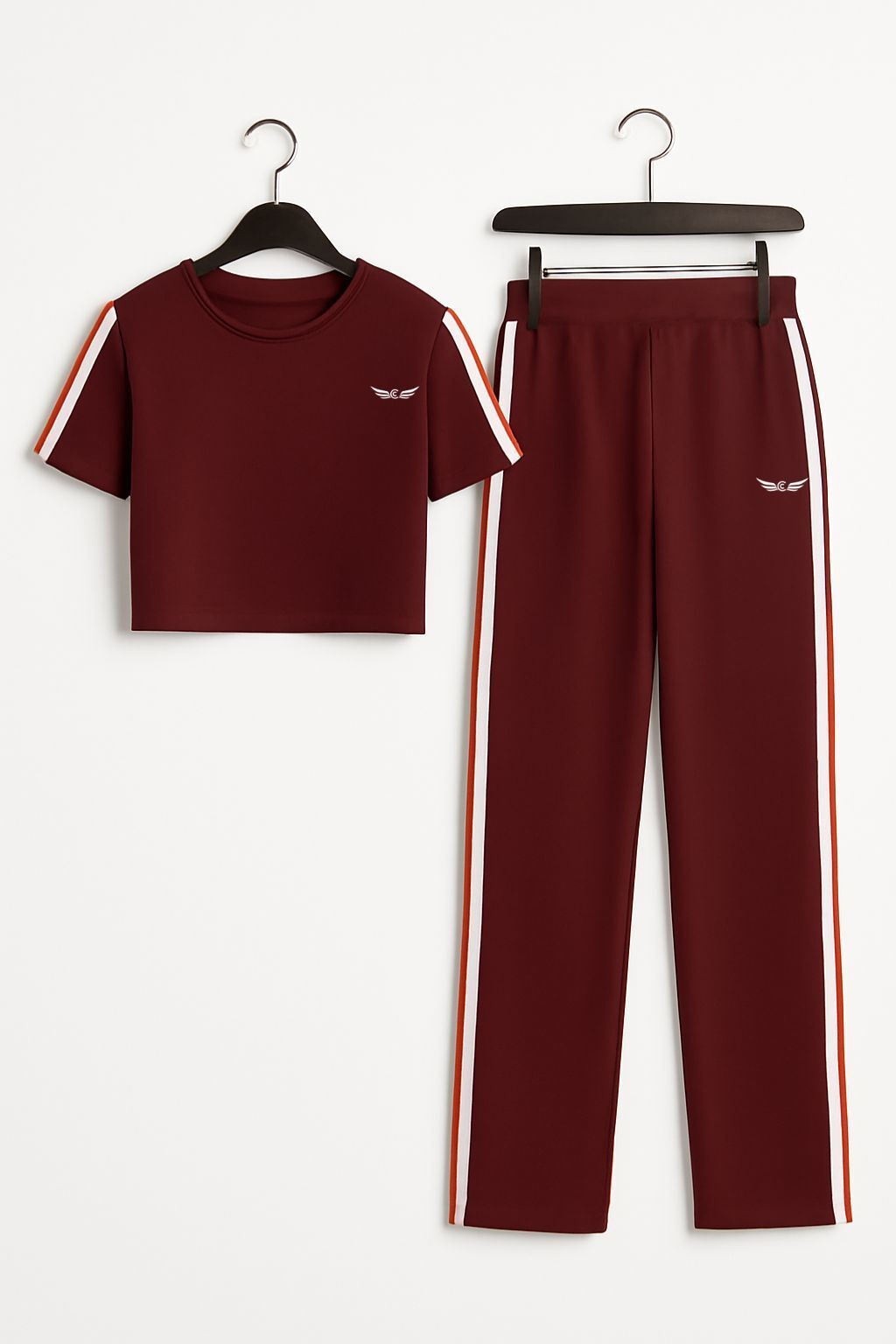 chrome & coral Colorblock Women Track Suit-picture-23
