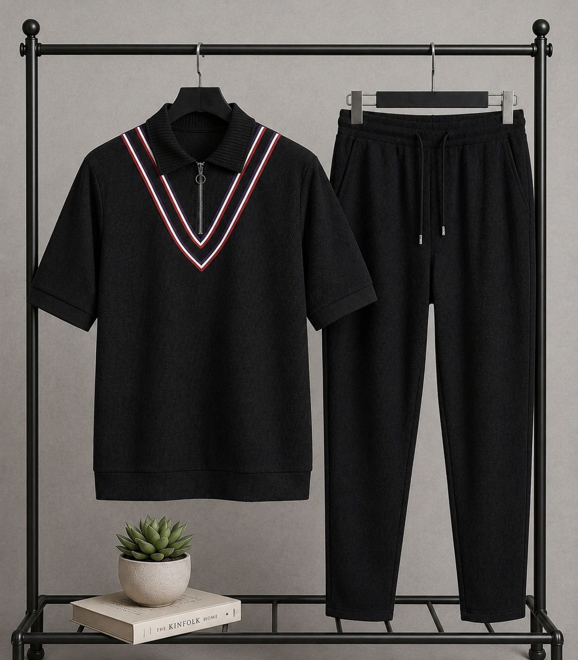 woxell Striped Men Track Suit-picture-15