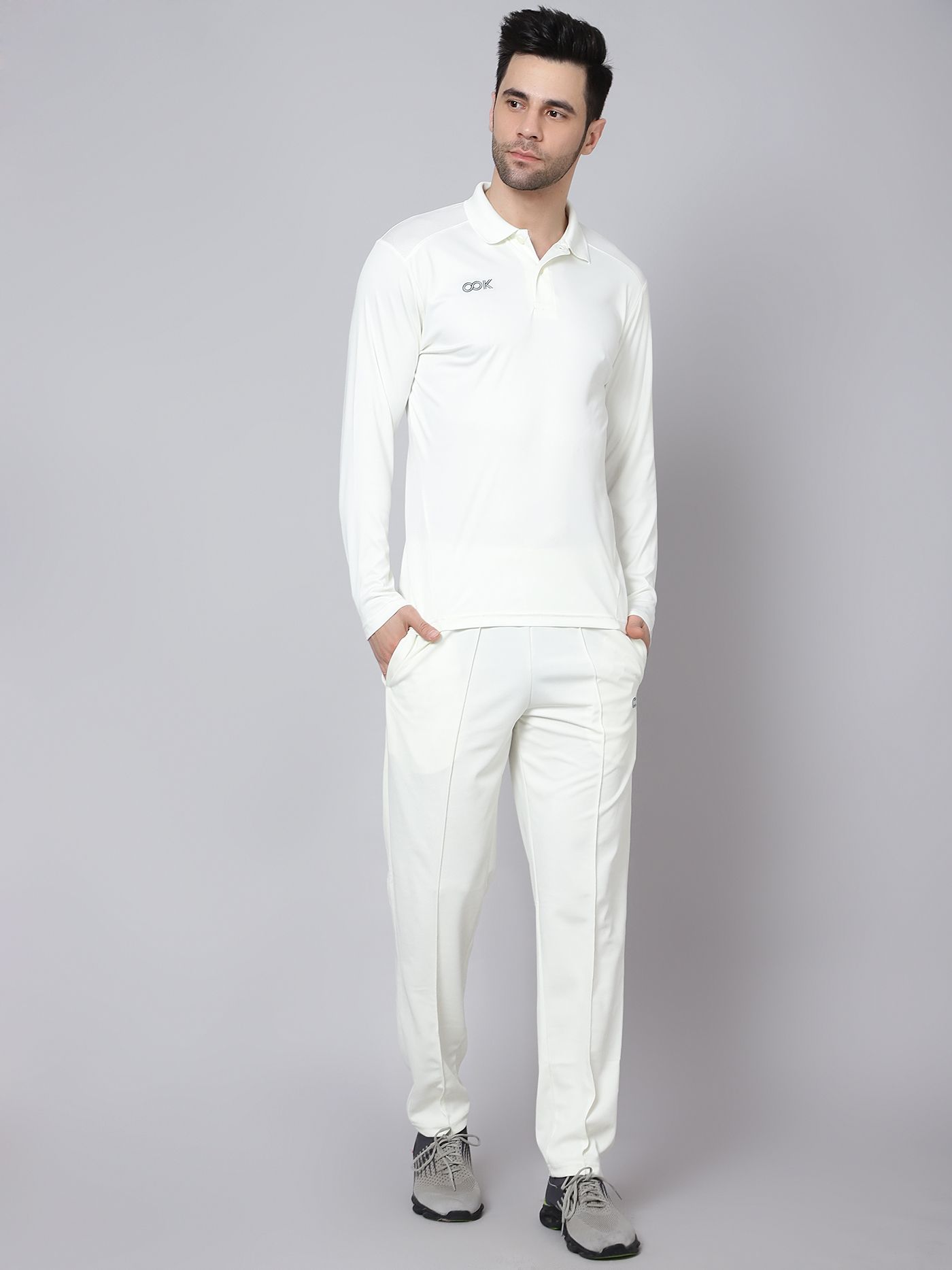 Cricket Set T-Shirt & Track Pant Solid Men Track Suit-image-12