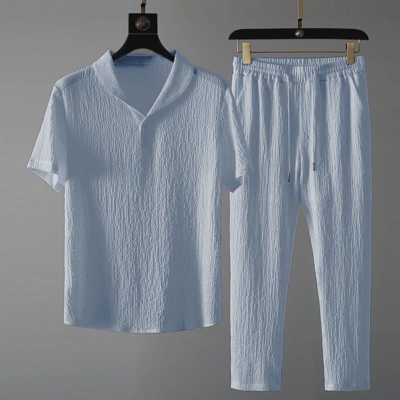 Women Top & Pyjama Set Grey Self Design-image-9