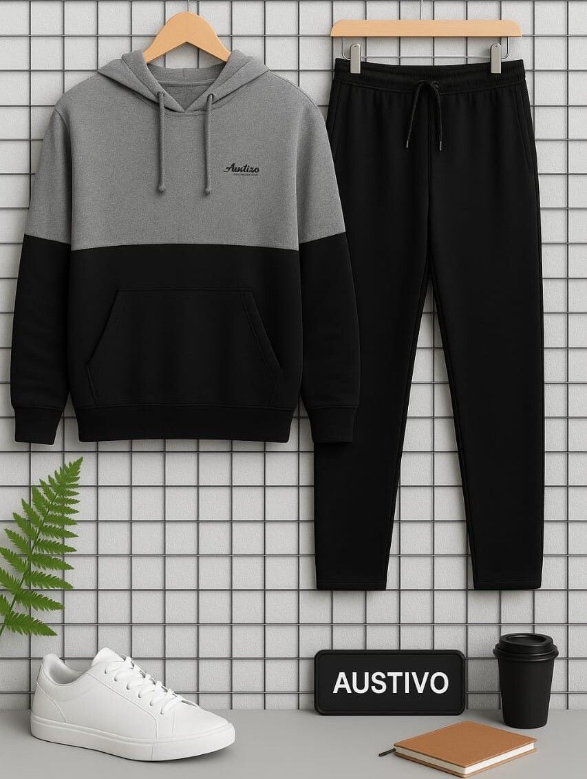 austivo Solid Men Track Suit-picture-22