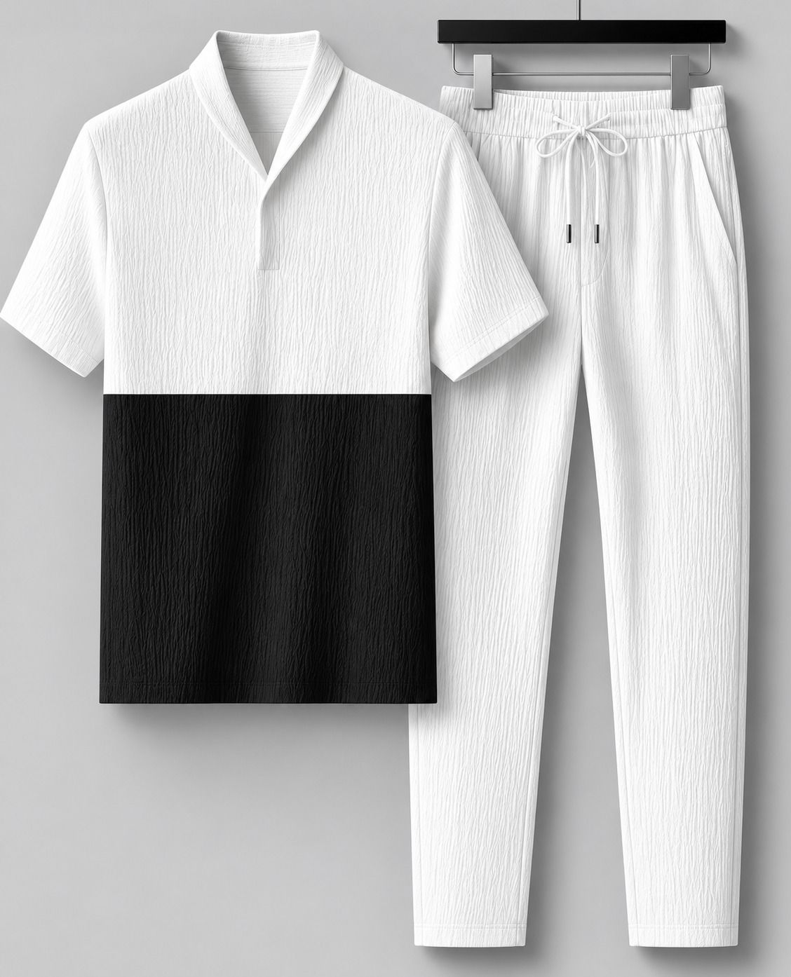 Men Night Suit Set Multicolor Solid-image-48