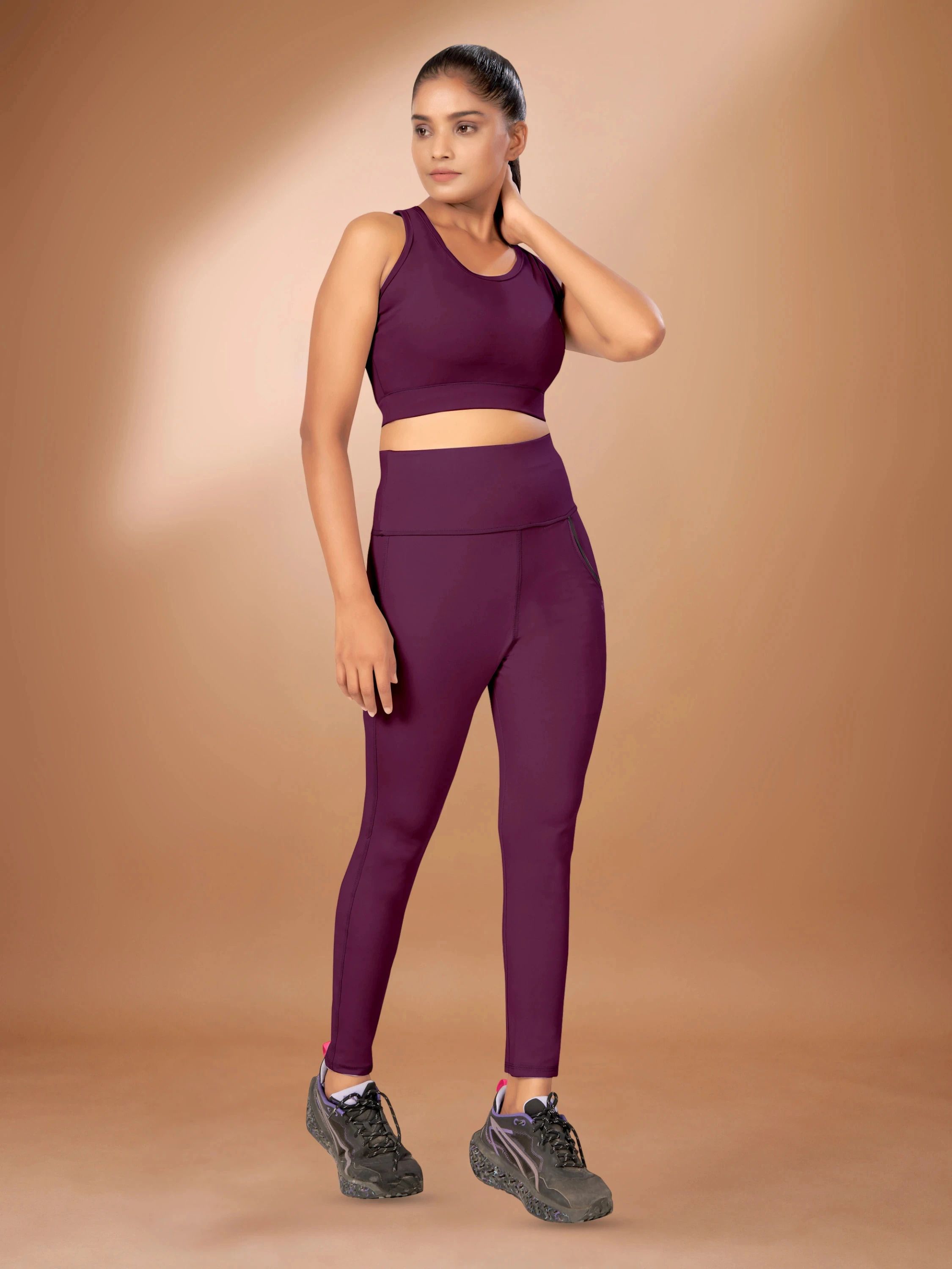 poojaran Solid Women Track Suit-picture-26
