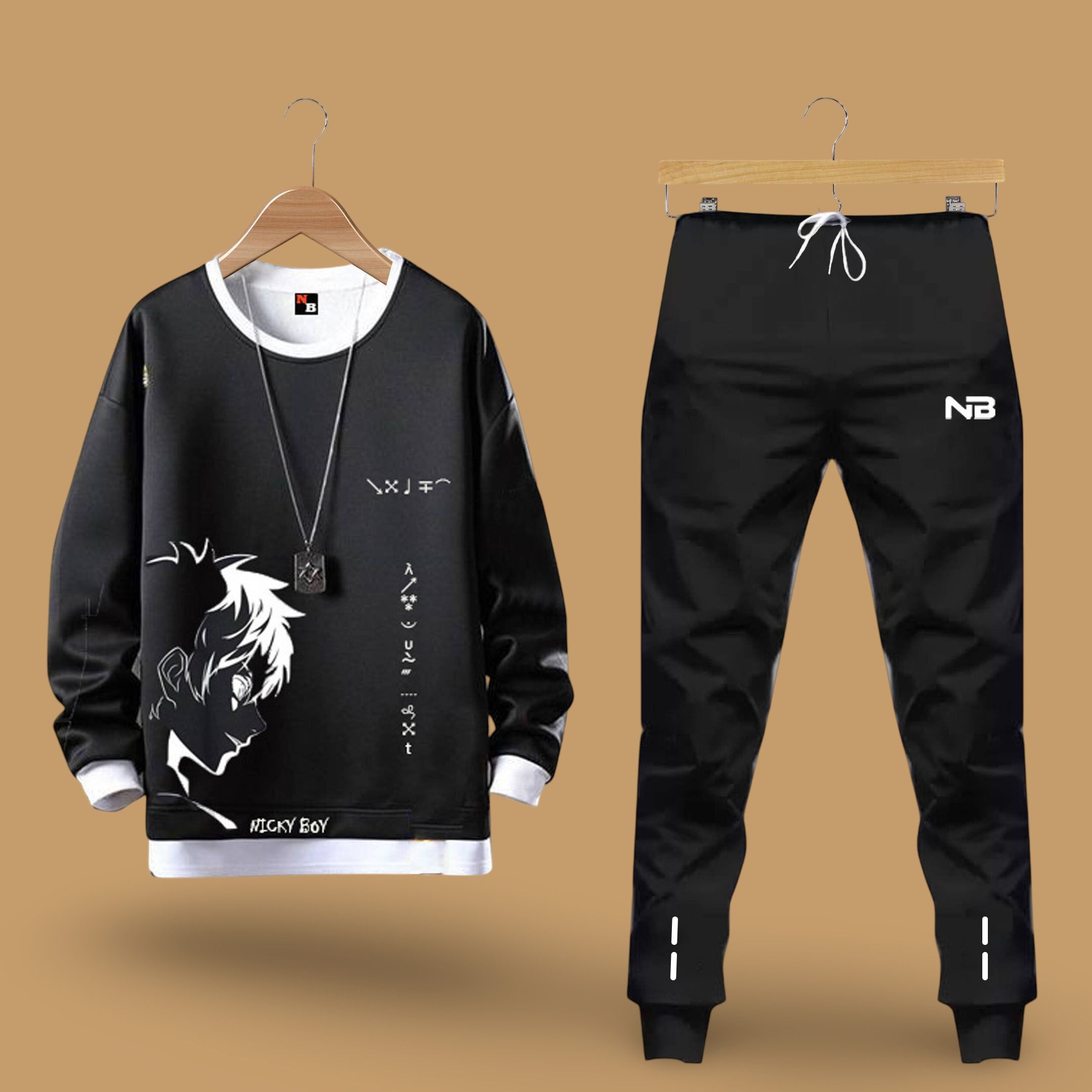nb nicky boy Printed Men Track Suit-picture-23