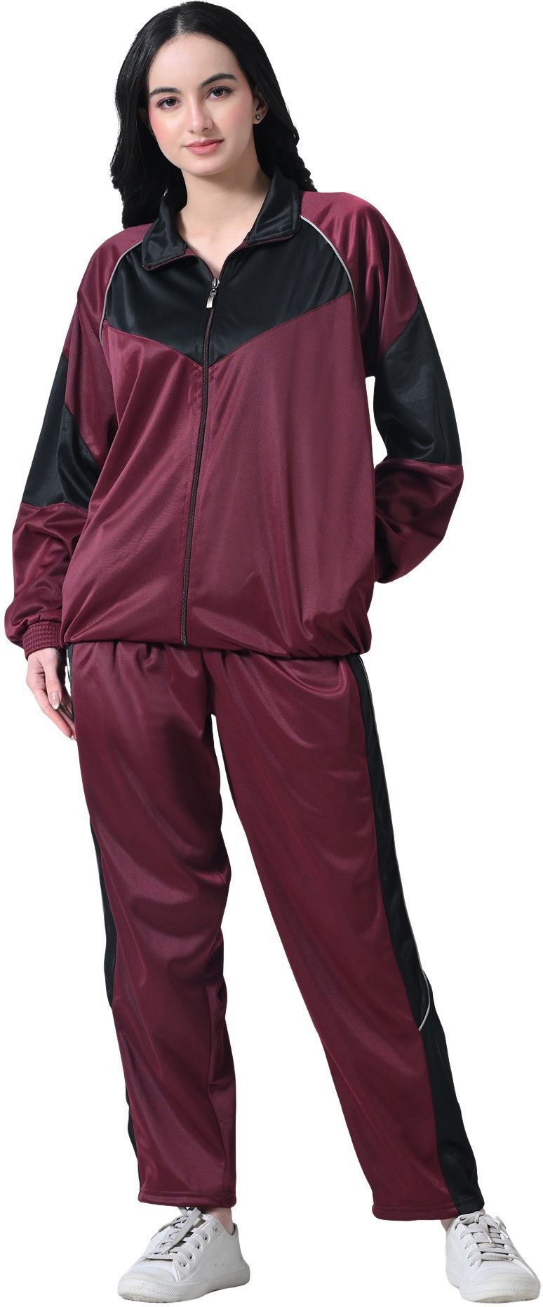 indiweaves Colorblock Women Track Suit-picture-48