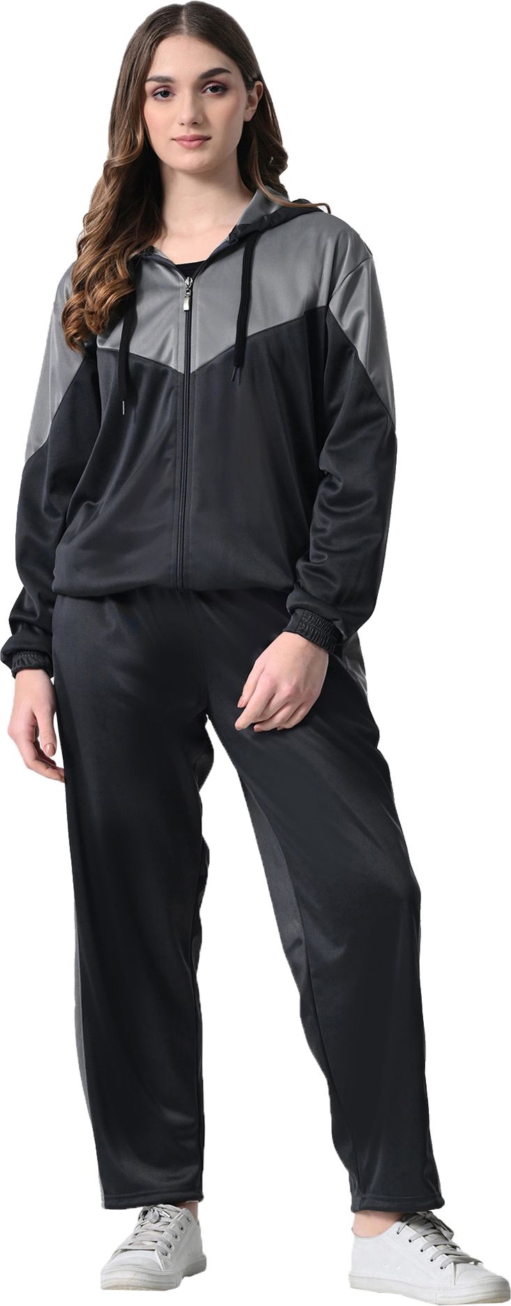 indiweaves Colorblock Women Track Suit-picture-34