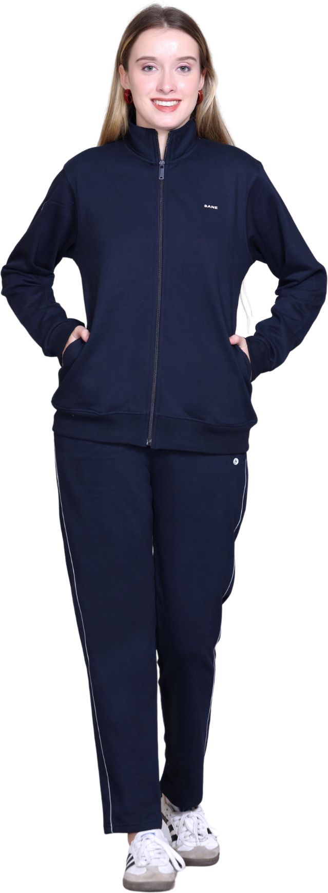 Solid Women Track Suit