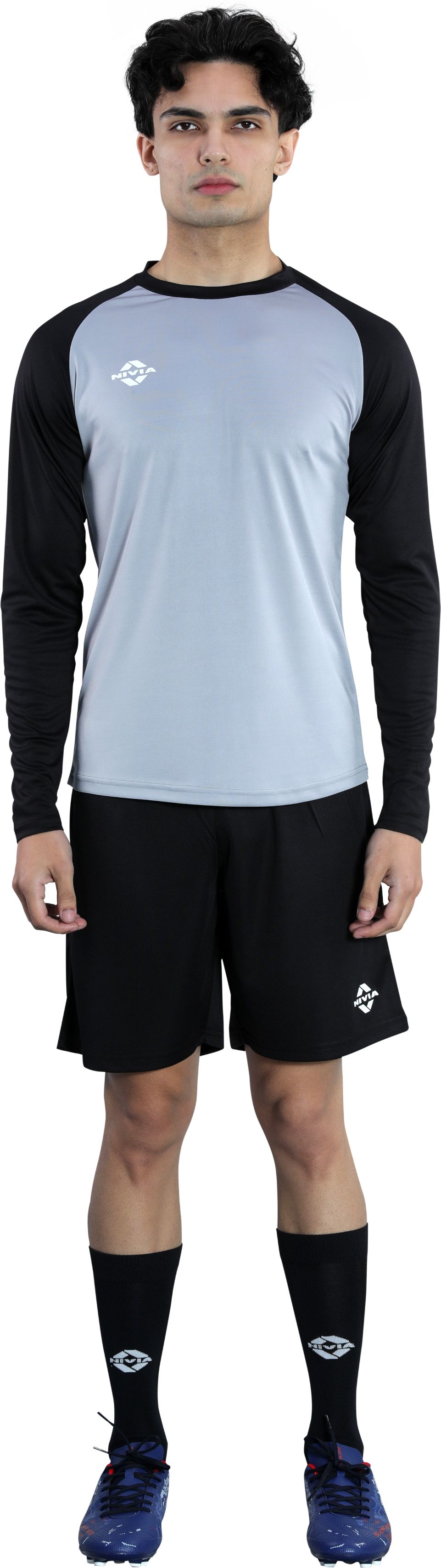 nivia Destroyer Football Jersey Set Solid Men Track Suit-picture-11